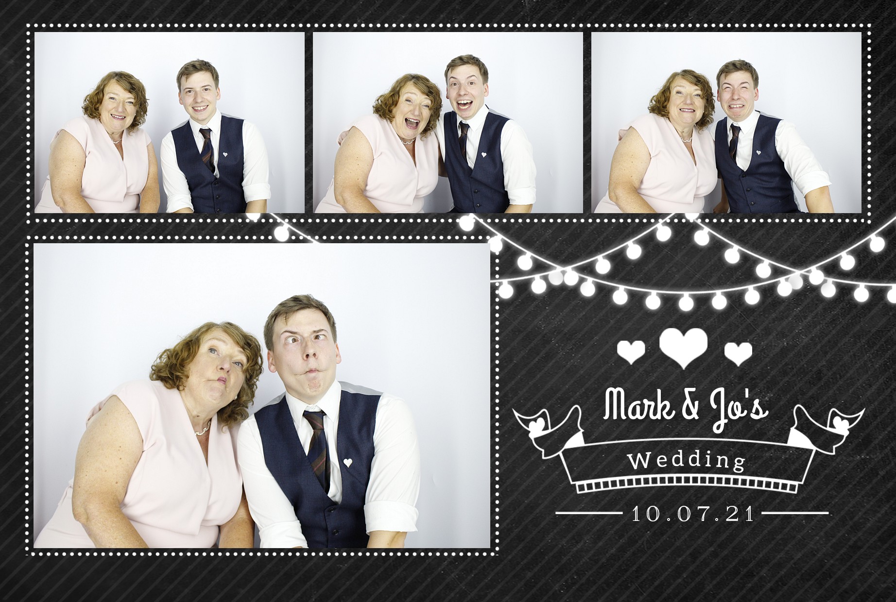 Mark & Jo's Wedding | View more photos from the event at gallery.myphotoboothexperience.co.uk/u/MyPhotoBoothExperienceLtd/Mark-Jos-Wedding