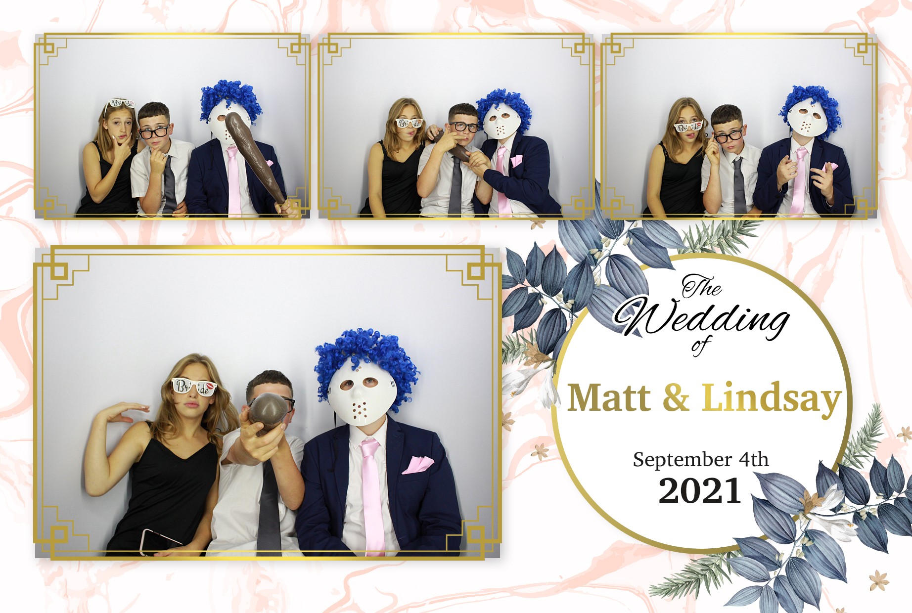 Matt and Lindsay's Wedding  | View more photos from the event at gallery.myphotoboothexperience.co.uk/u/MyPhotoBoothExperienceLtd/Matt-and-Lindsays-Wedding