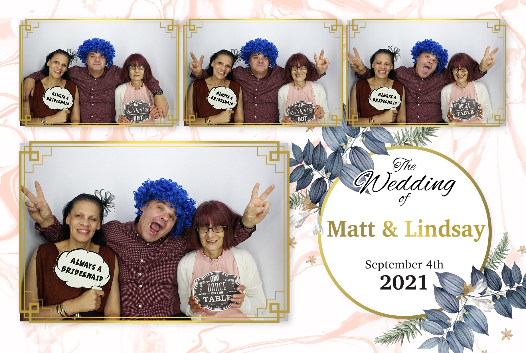 Matt and Lindsay's Wedding  | View more photos from the event at gallery.myphotoboothexperience.co.uk/u/MyPhotoBoothExperienceLtd/Matt-and-Lindsays-Wedding