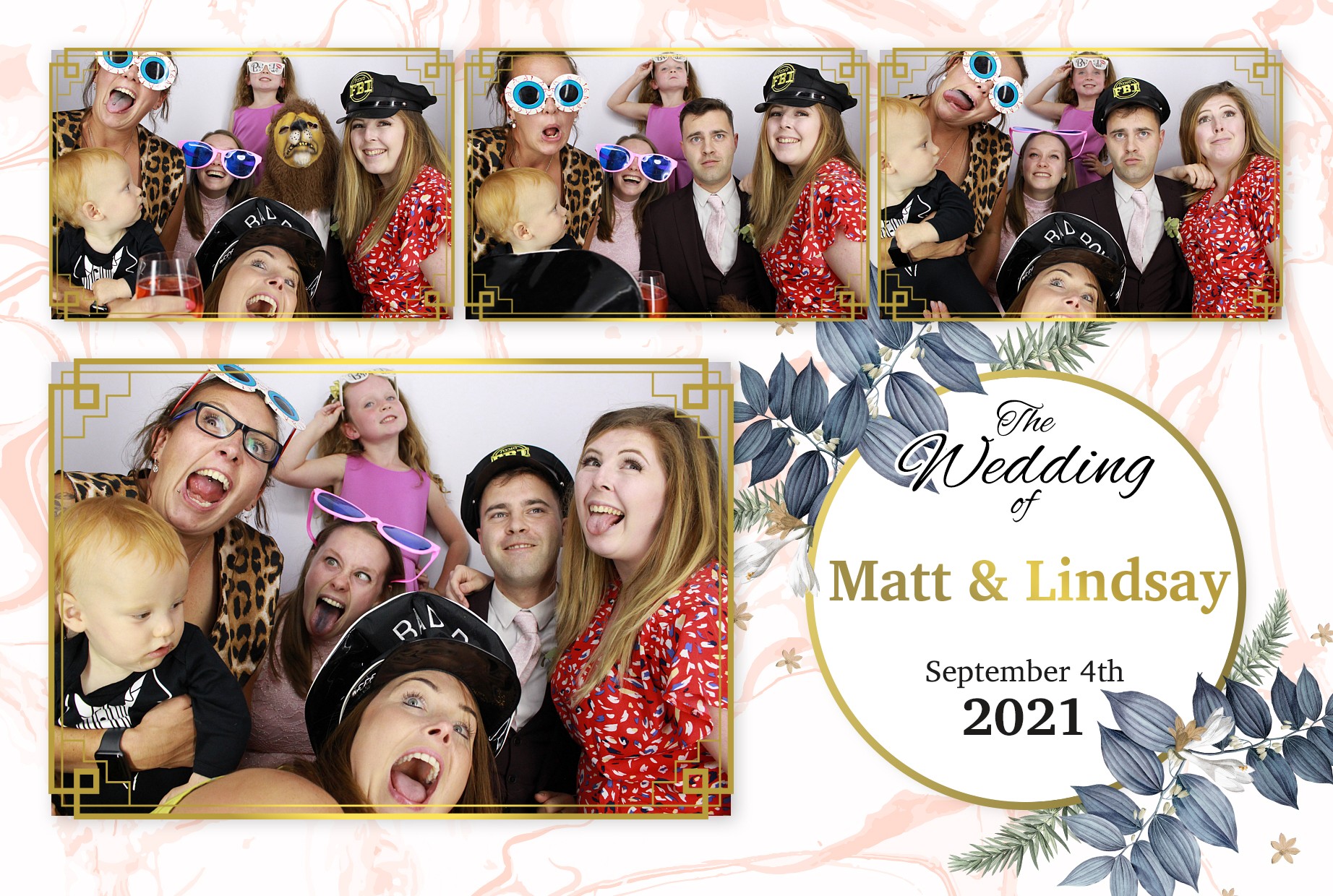 Matt and Lindsay's Wedding  | View more photos from the event at gallery.myphotoboothexperience.co.uk/u/MyPhotoBoothExperienceLtd/Matt-and-Lindsays-Wedding