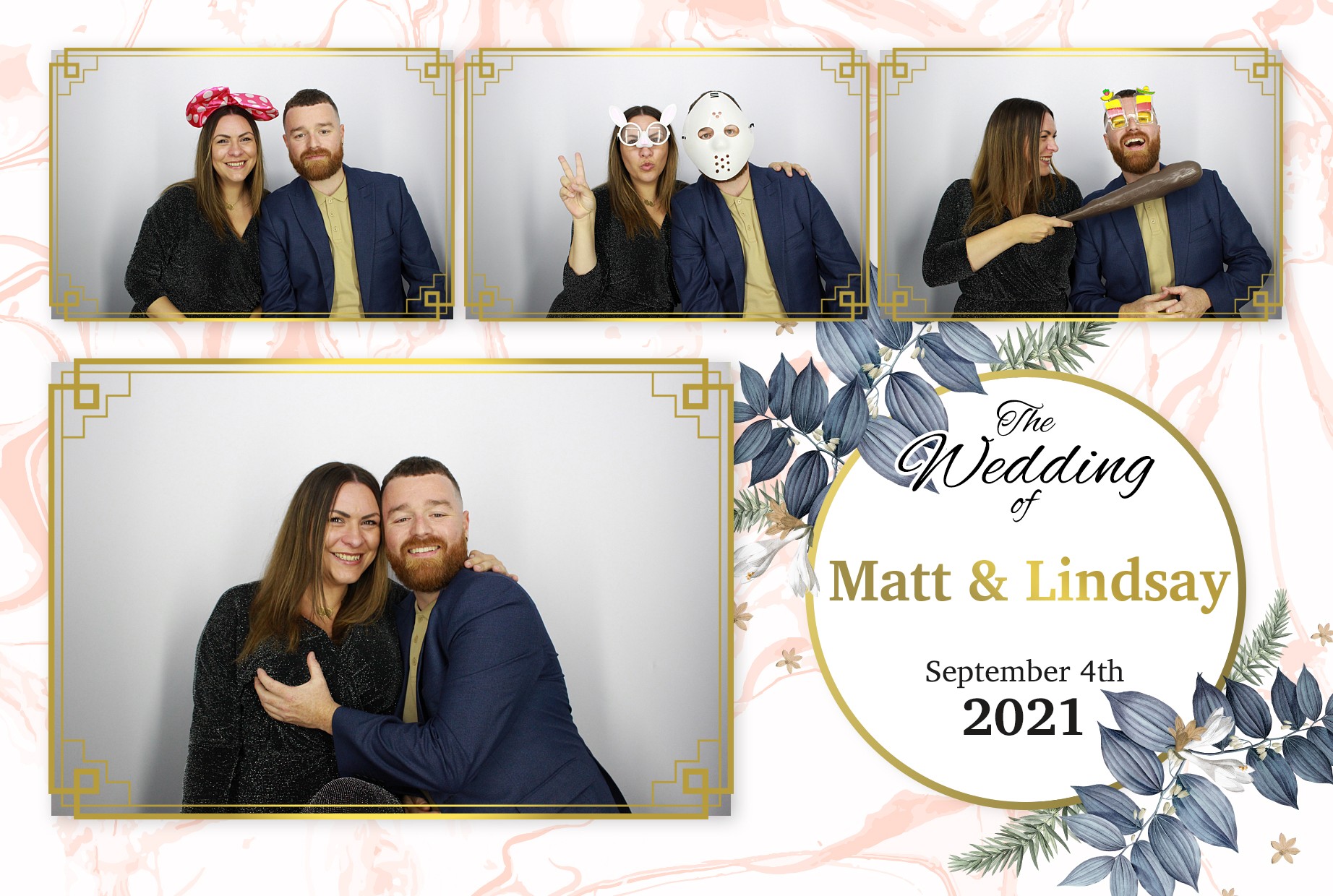 Matt and Lindsay's Wedding  | View more photos from the event at gallery.myphotoboothexperience.co.uk/u/MyPhotoBoothExperienceLtd/Matt-and-Lindsays-Wedding