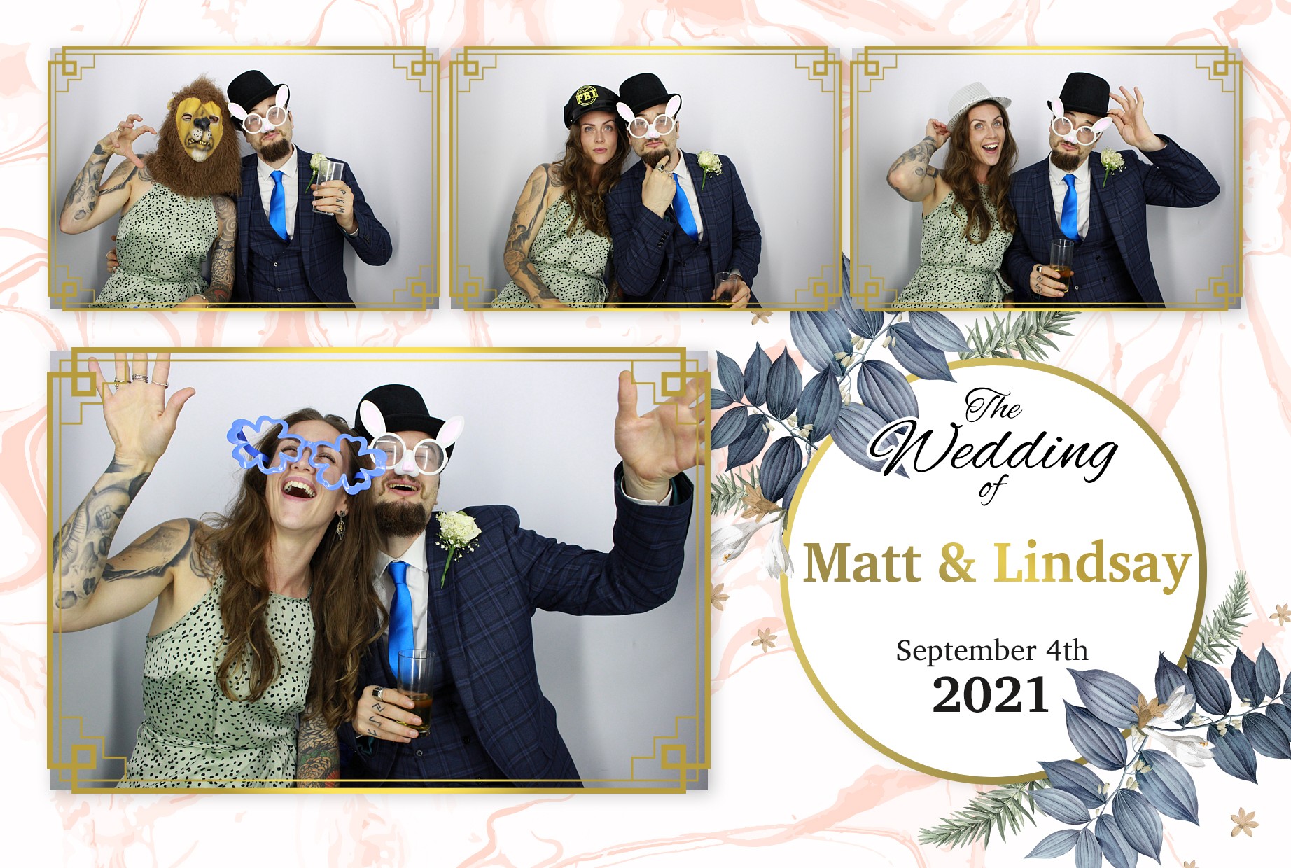 Matt and Lindsay's Wedding  | View more photos from the event at gallery.myphotoboothexperience.co.uk/u/MyPhotoBoothExperienceLtd/Matt-and-Lindsays-Wedding