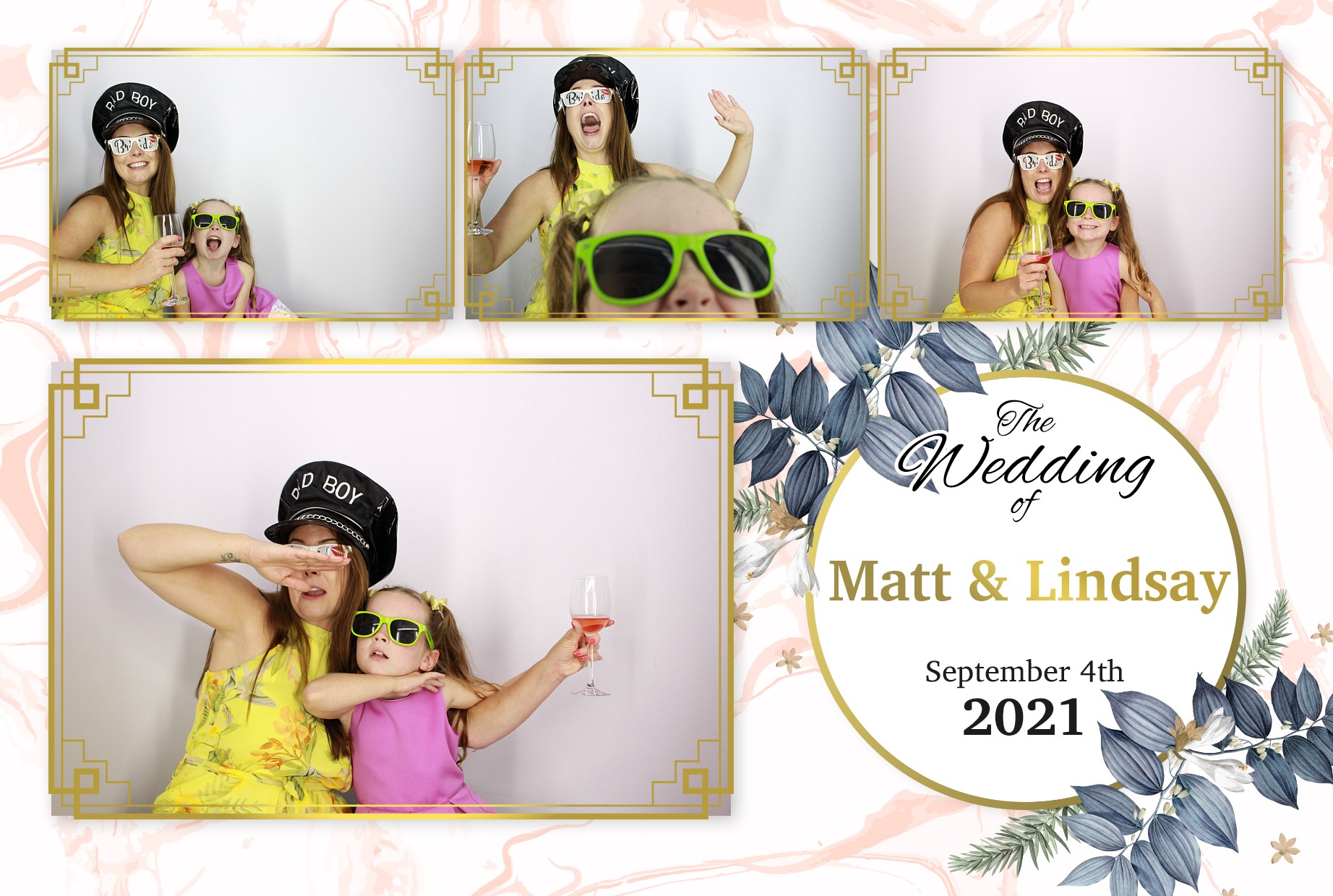 Matt and Lindsay's Wedding  | View more photos from the event at gallery.myphotoboothexperience.co.uk/u/MyPhotoBoothExperienceLtd/Matt-and-Lindsays-Wedding