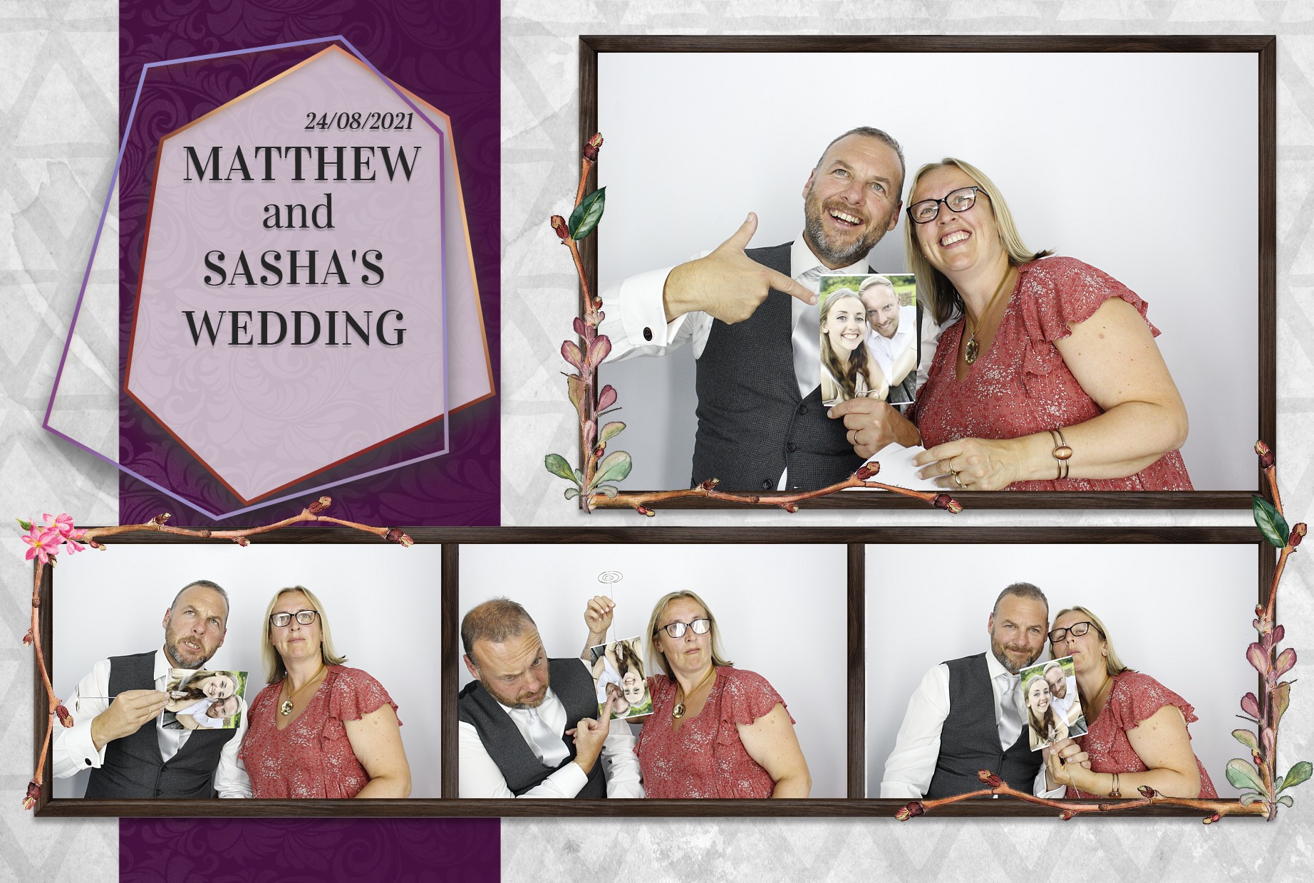 Matthew and Sasha's Wedding  | View more photos from the event at gallery.myphotoboothexperience.co.uk/u/MyPhotoBoothExperienceLtd/Matthew-and-Sashas-Wedding