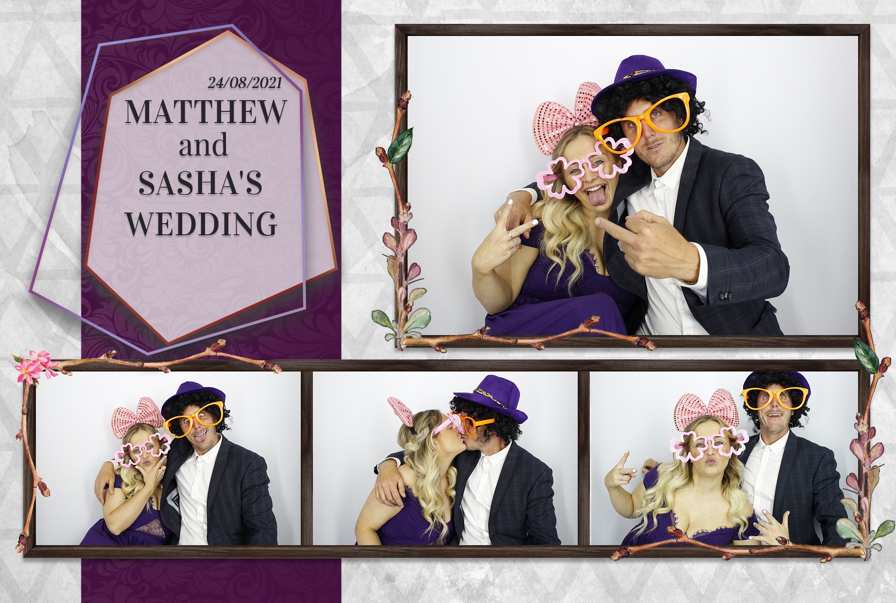Matthew and Sasha's Wedding  | View more photos from the event at gallery.myphotoboothexperience.co.uk/u/MyPhotoBoothExperienceLtd/Matthew-and-Sashas-Wedding