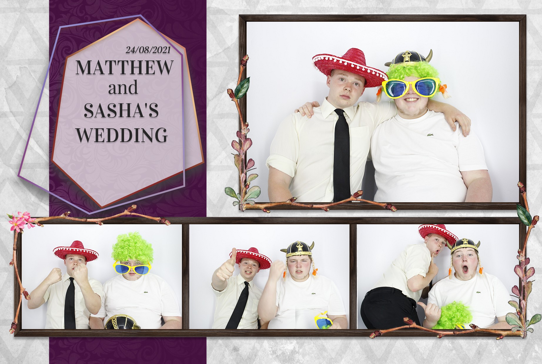 Matthew and Sasha's Wedding  | View more photos from the event at gallery.myphotoboothexperience.co.uk/u/MyPhotoBoothExperienceLtd/Matthew-and-Sashas-Wedding