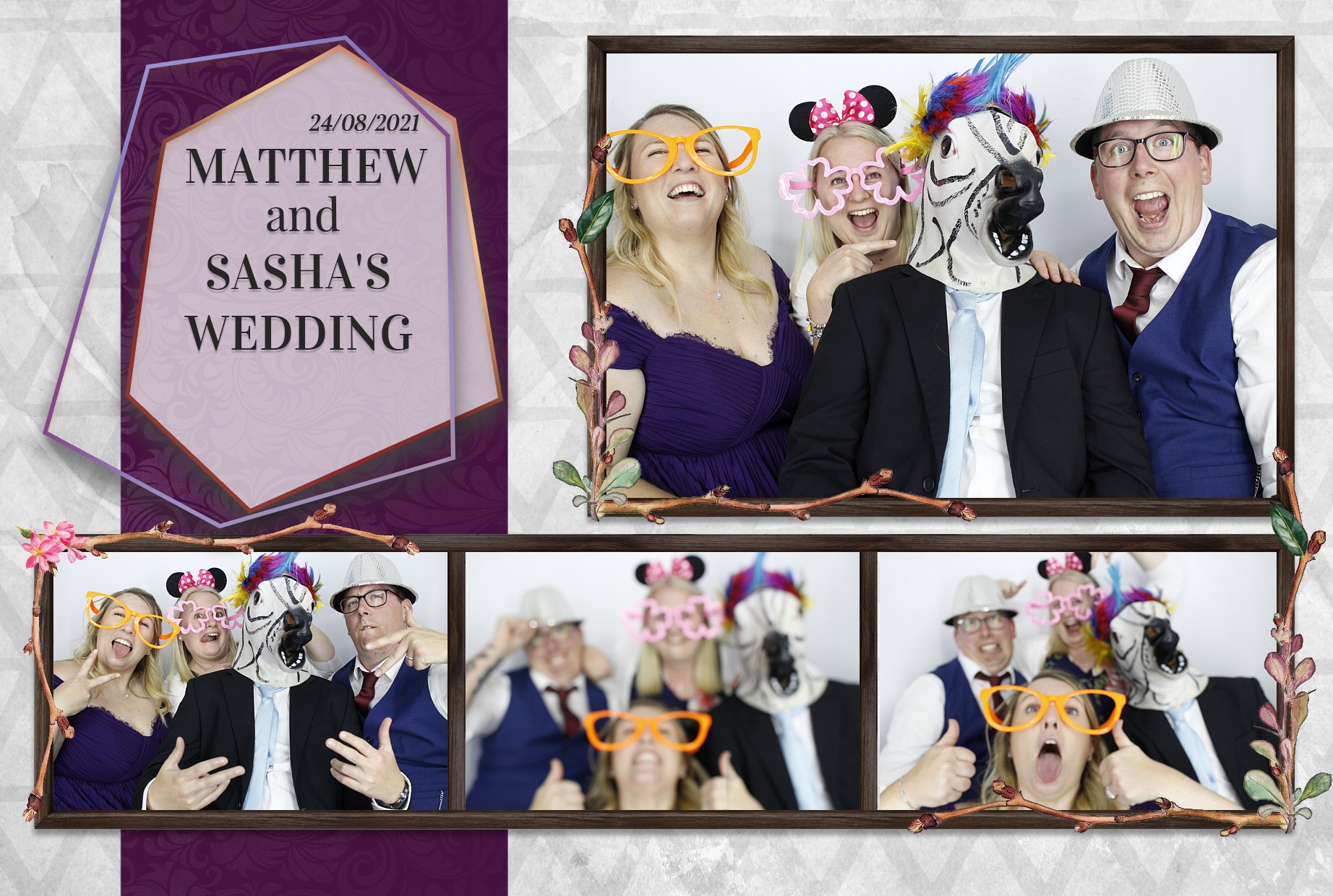 Matthew and Sasha's Wedding  | View more photos from the event at gallery.myphotoboothexperience.co.uk/u/MyPhotoBoothExperienceLtd/Matthew-and-Sashas-Wedding