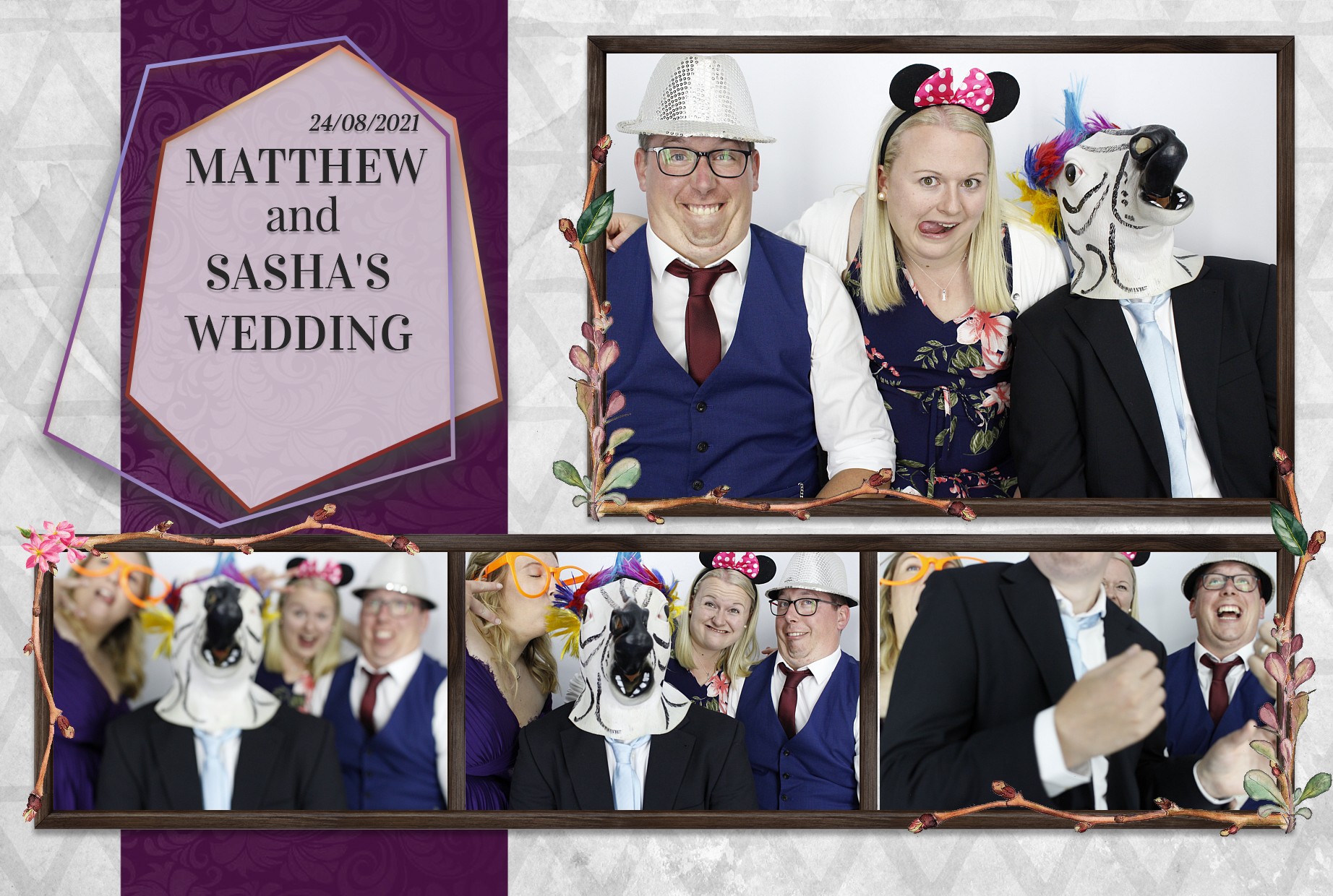 Matthew and Sasha's Wedding  | View more photos from the event at gallery.myphotoboothexperience.co.uk/u/MyPhotoBoothExperienceLtd/Matthew-and-Sashas-Wedding