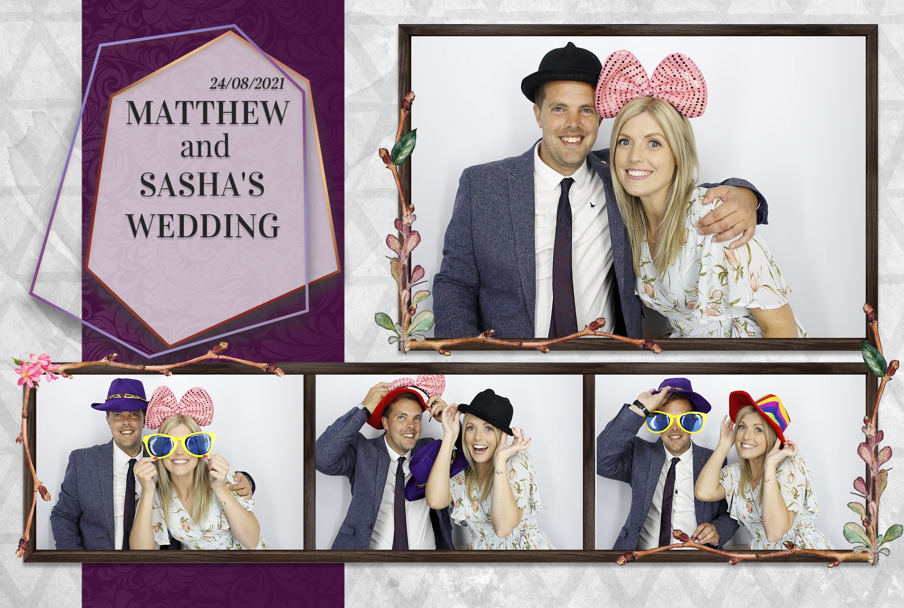 Matthew and Sasha's Wedding  | View more photos from the event at gallery.myphotoboothexperience.co.uk/u/MyPhotoBoothExperienceLtd/Matthew-and-Sashas-Wedding