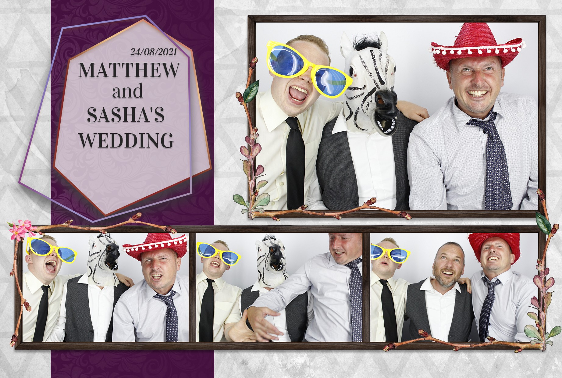 Matthew and Sasha's Wedding  | View more photos from the event at gallery.myphotoboothexperience.co.uk/u/MyPhotoBoothExperienceLtd/Matthew-and-Sashas-Wedding