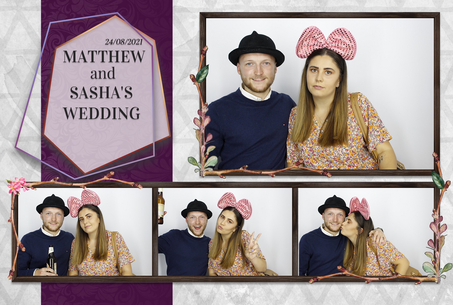 Matthew and Sasha's Wedding  | View more photos from the event at gallery.myphotoboothexperience.co.uk/u/MyPhotoBoothExperienceLtd/Matthew-and-Sashas-Wedding