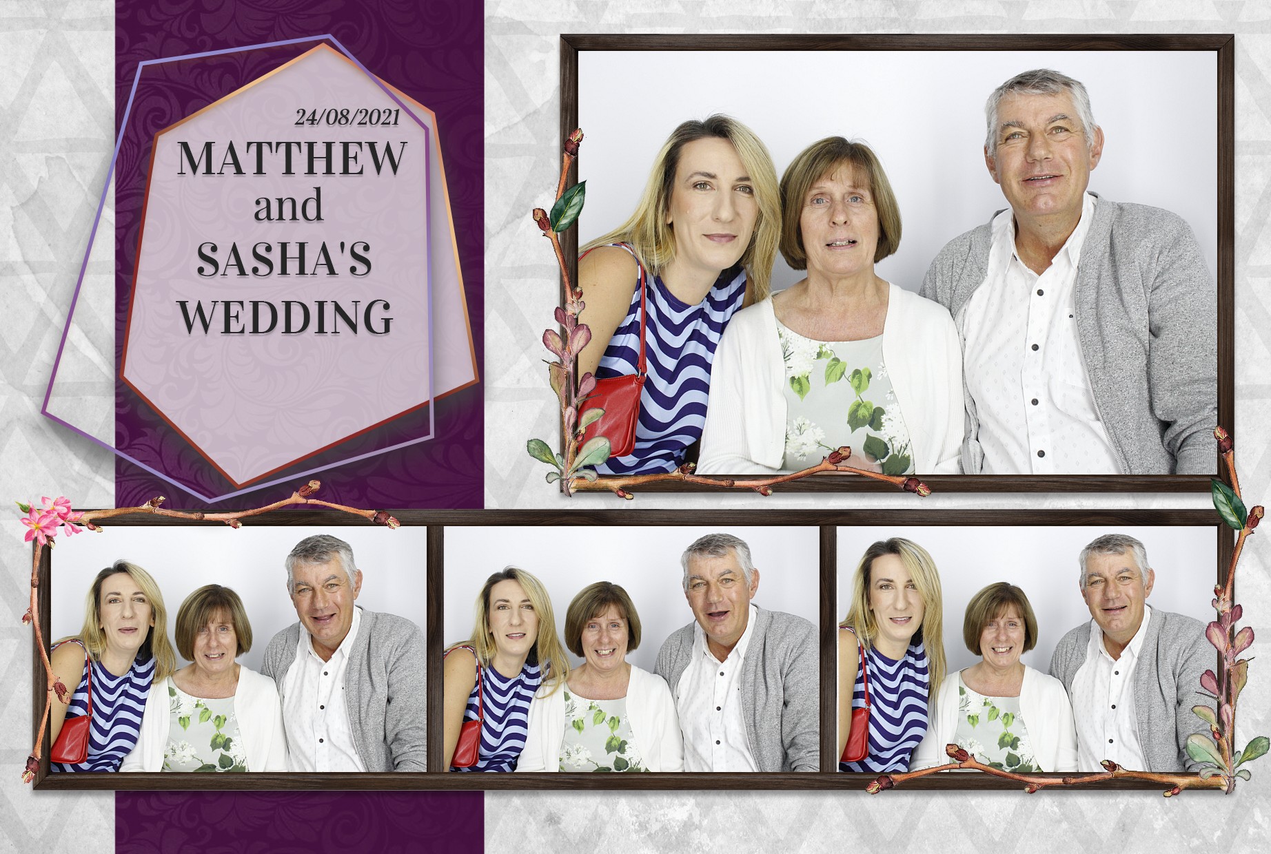 Matthew and Sasha's Wedding  | View more photos from the event at gallery.myphotoboothexperience.co.uk/u/MyPhotoBoothExperienceLtd/Matthew-and-Sashas-Wedding