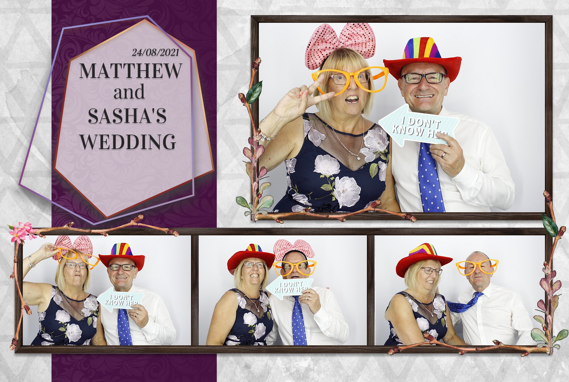 Matthew and Sasha's Wedding  | View more photos from the event at gallery.myphotoboothexperience.co.uk/u/MyPhotoBoothExperienceLtd/Matthew-and-Sashas-Wedding