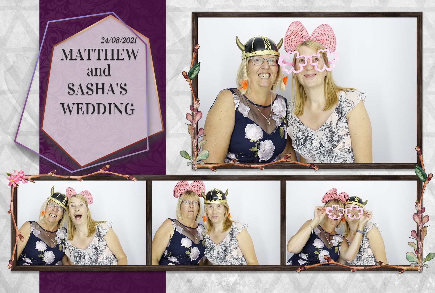 Matthew and Sasha's Wedding  | View more photos from the event at gallery.myphotoboothexperience.co.uk/u/MyPhotoBoothExperienceLtd/Matthew-and-Sashas-Wedding