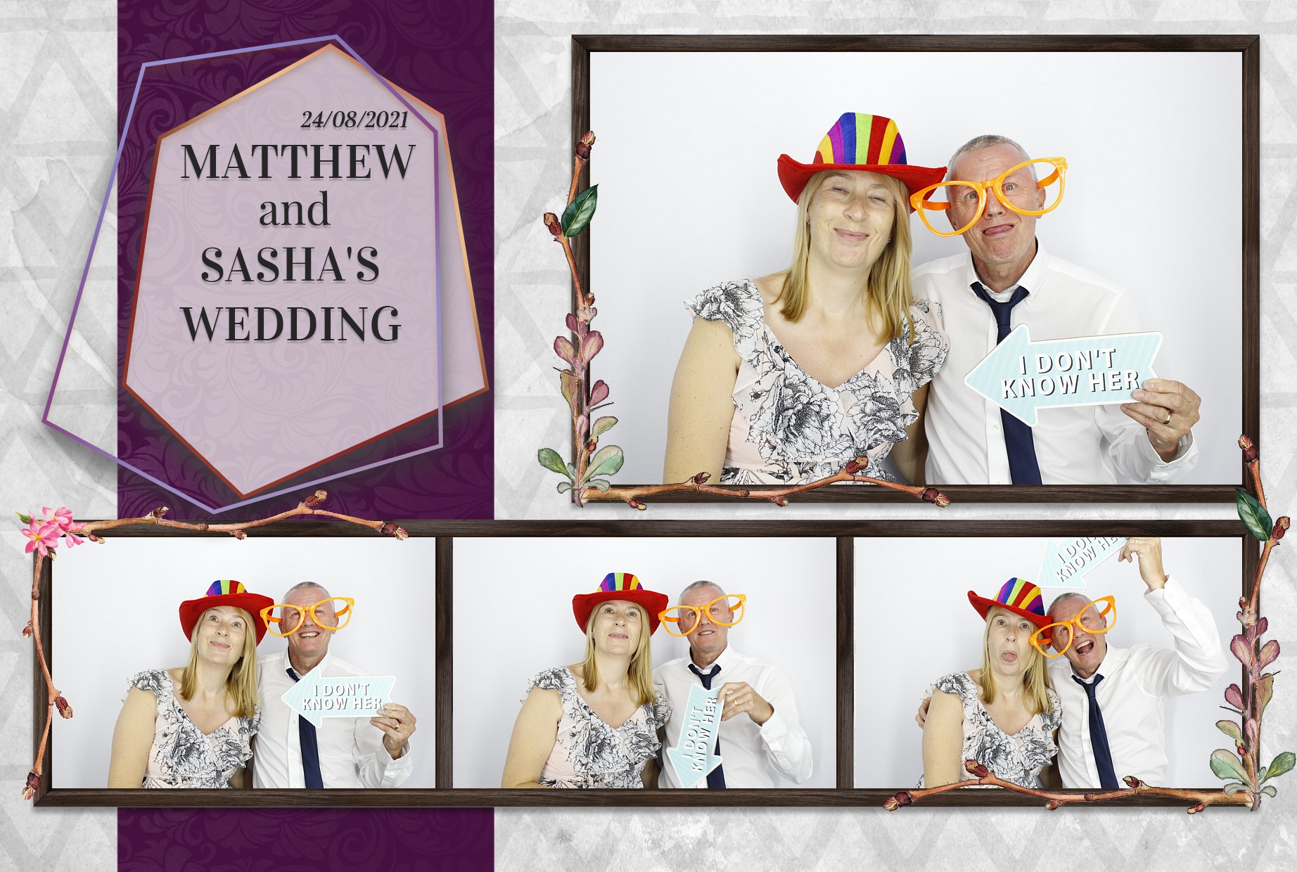 Matthew and Sasha's Wedding  | View more photos from the event at gallery.myphotoboothexperience.co.uk/u/MyPhotoBoothExperienceLtd/Matthew-and-Sashas-Wedding