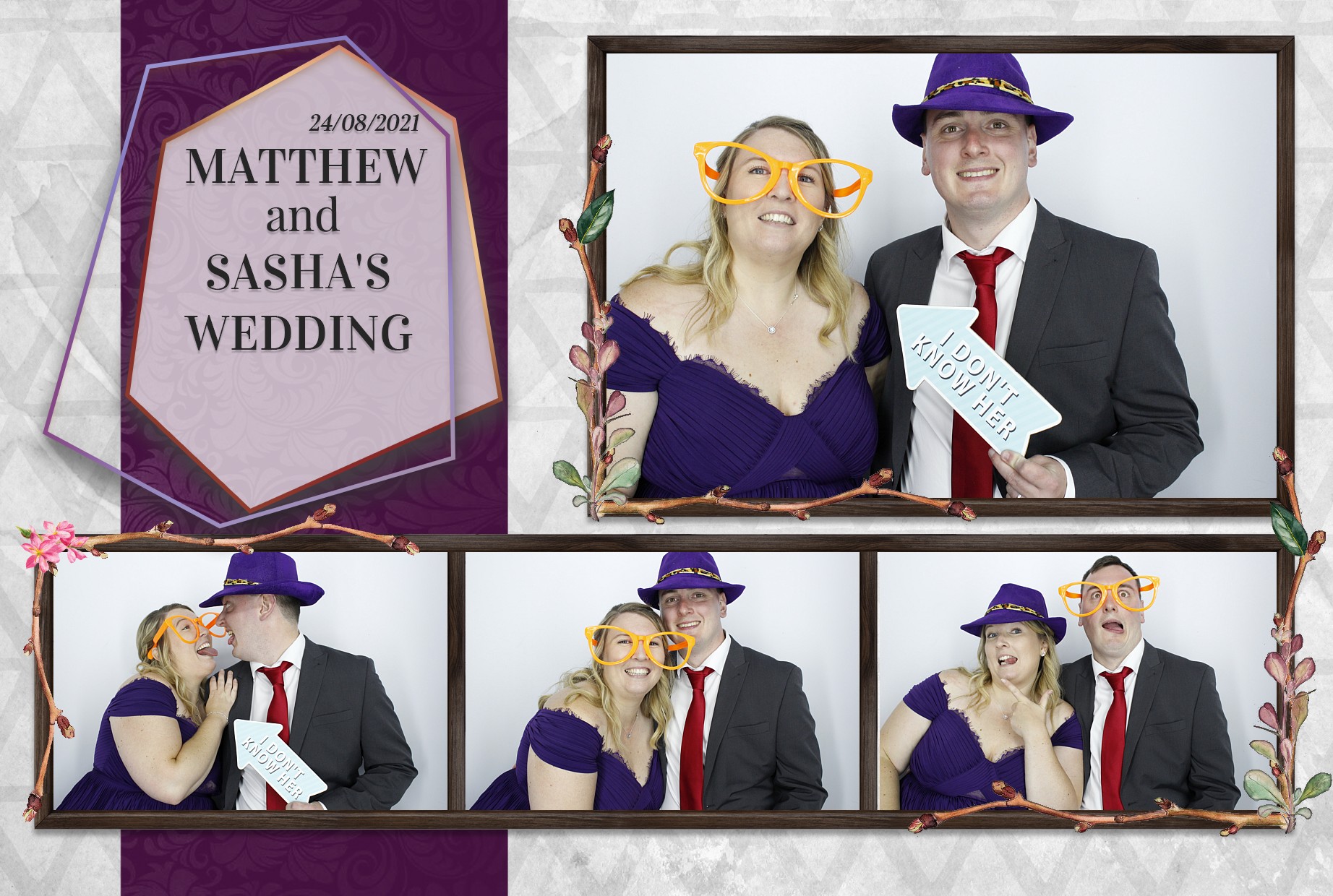 Matthew and Sasha's Wedding  | View more photos from the event at gallery.myphotoboothexperience.co.uk/u/MyPhotoBoothExperienceLtd/Matthew-and-Sashas-Wedding