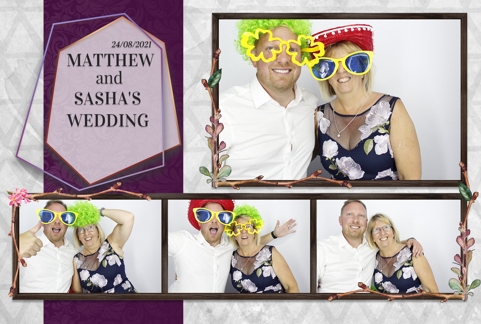 Matthew and Sasha's Wedding  | View more photos from the event at gallery.myphotoboothexperience.co.uk/u/MyPhotoBoothExperienceLtd/Matthew-and-Sashas-Wedding