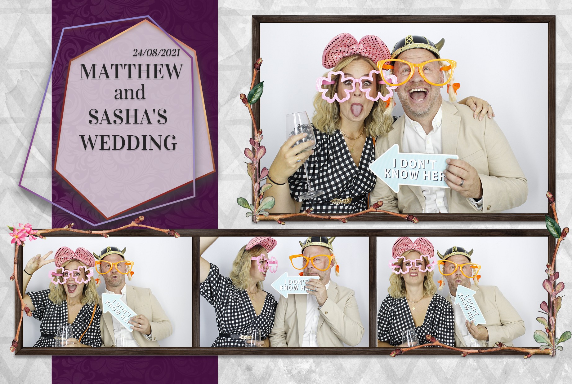 Matthew and Sasha's Wedding  | View more photos from the event at gallery.myphotoboothexperience.co.uk/u/MyPhotoBoothExperienceLtd/Matthew-and-Sashas-Wedding