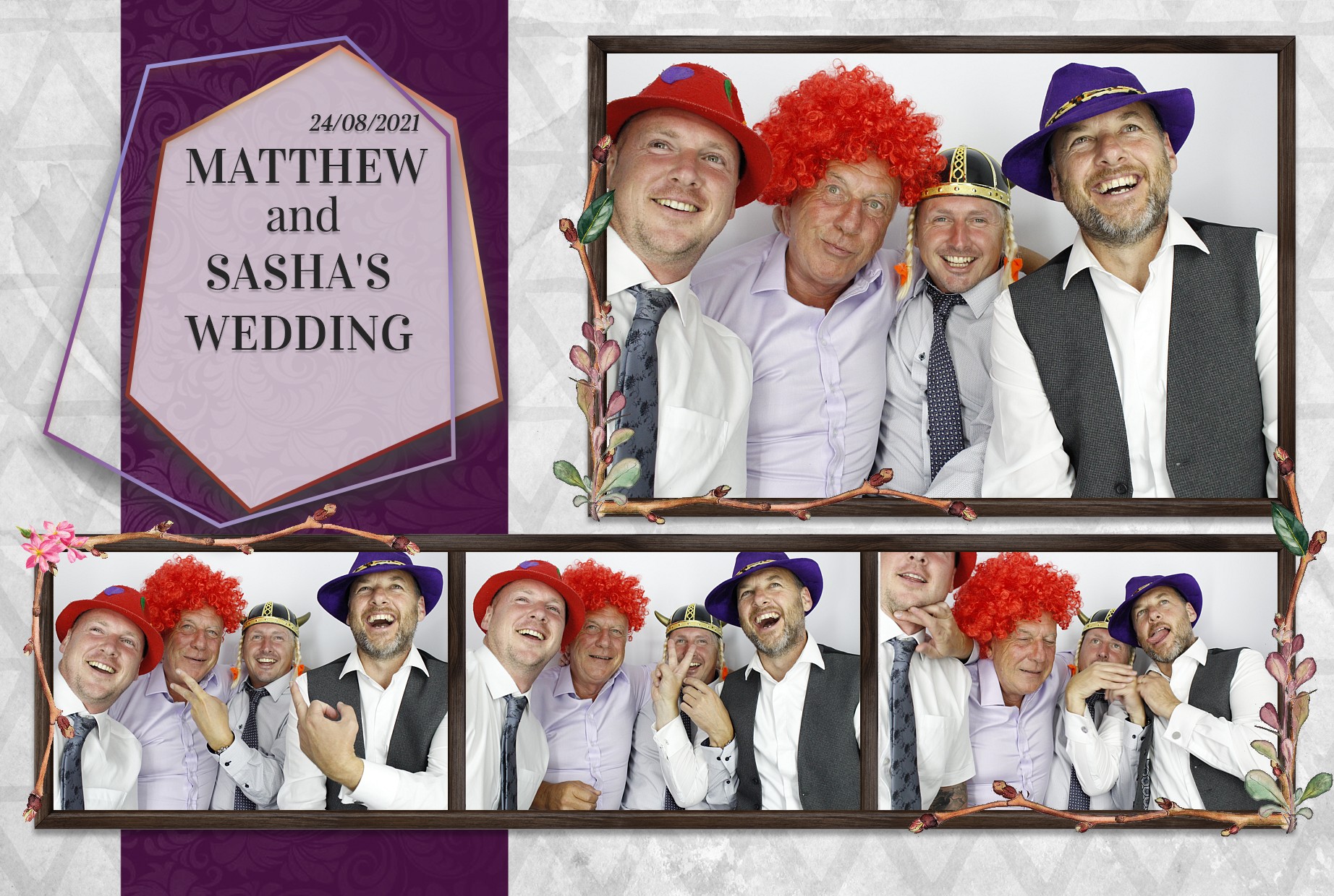 Matthew and Sasha's Wedding  | View more photos from the event at gallery.myphotoboothexperience.co.uk/u/MyPhotoBoothExperienceLtd/Matthew-and-Sashas-Wedding