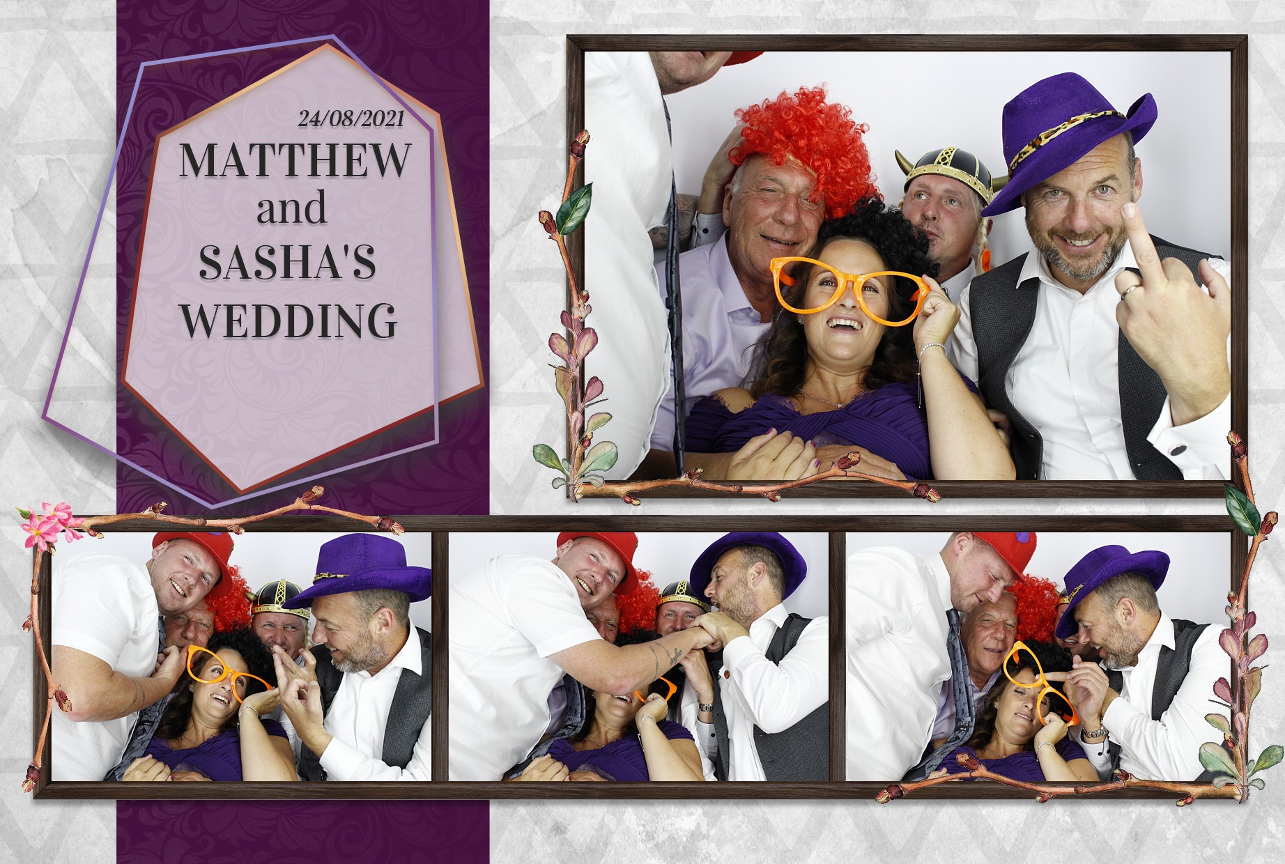 Matthew and Sasha's Wedding  | View more photos from the event at gallery.myphotoboothexperience.co.uk/u/MyPhotoBoothExperienceLtd/Matthew-and-Sashas-Wedding