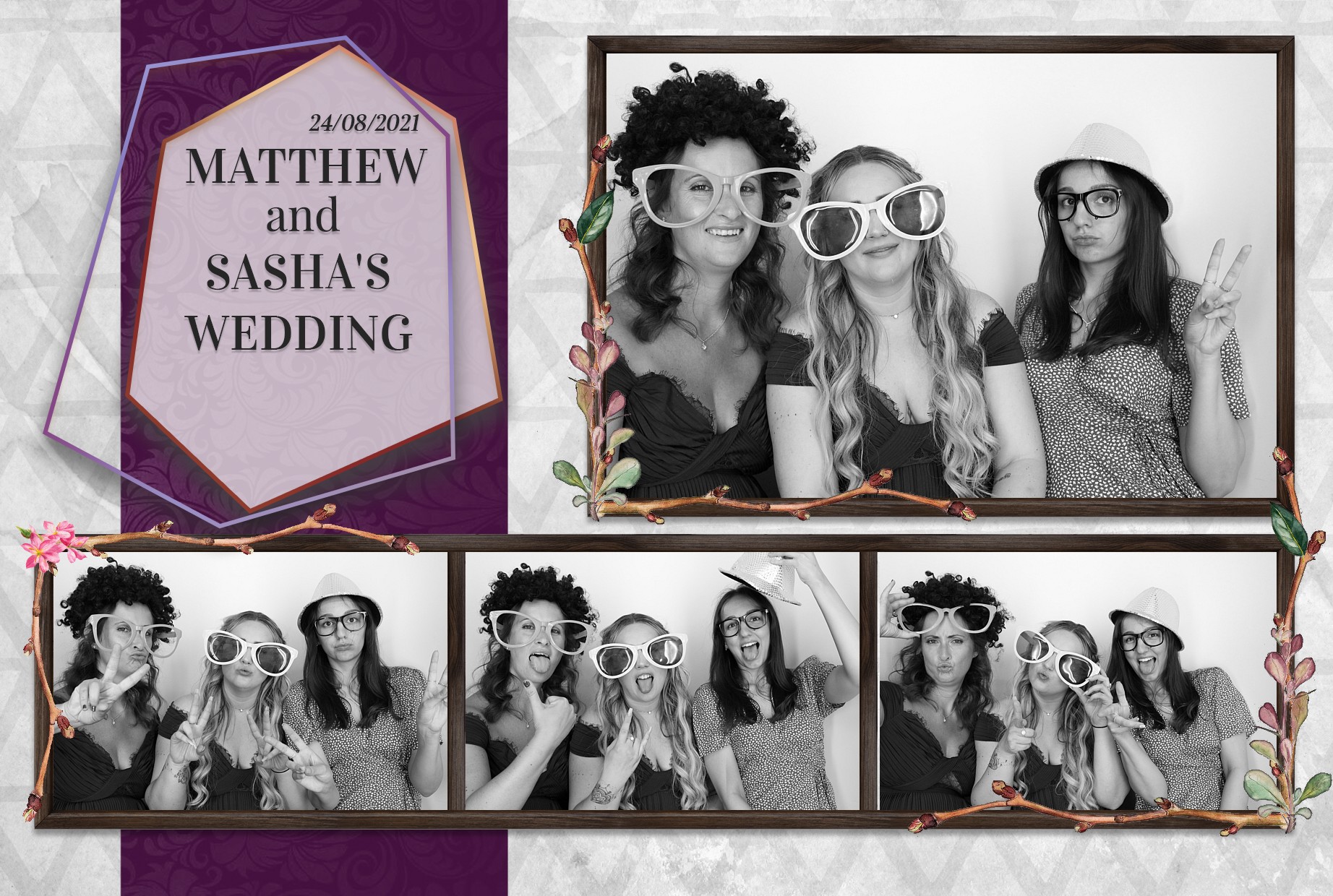 Matthew and Sasha's Wedding  | View more photos from the event at gallery.myphotoboothexperience.co.uk/u/MyPhotoBoothExperienceLtd/Matthew-and-Sashas-Wedding