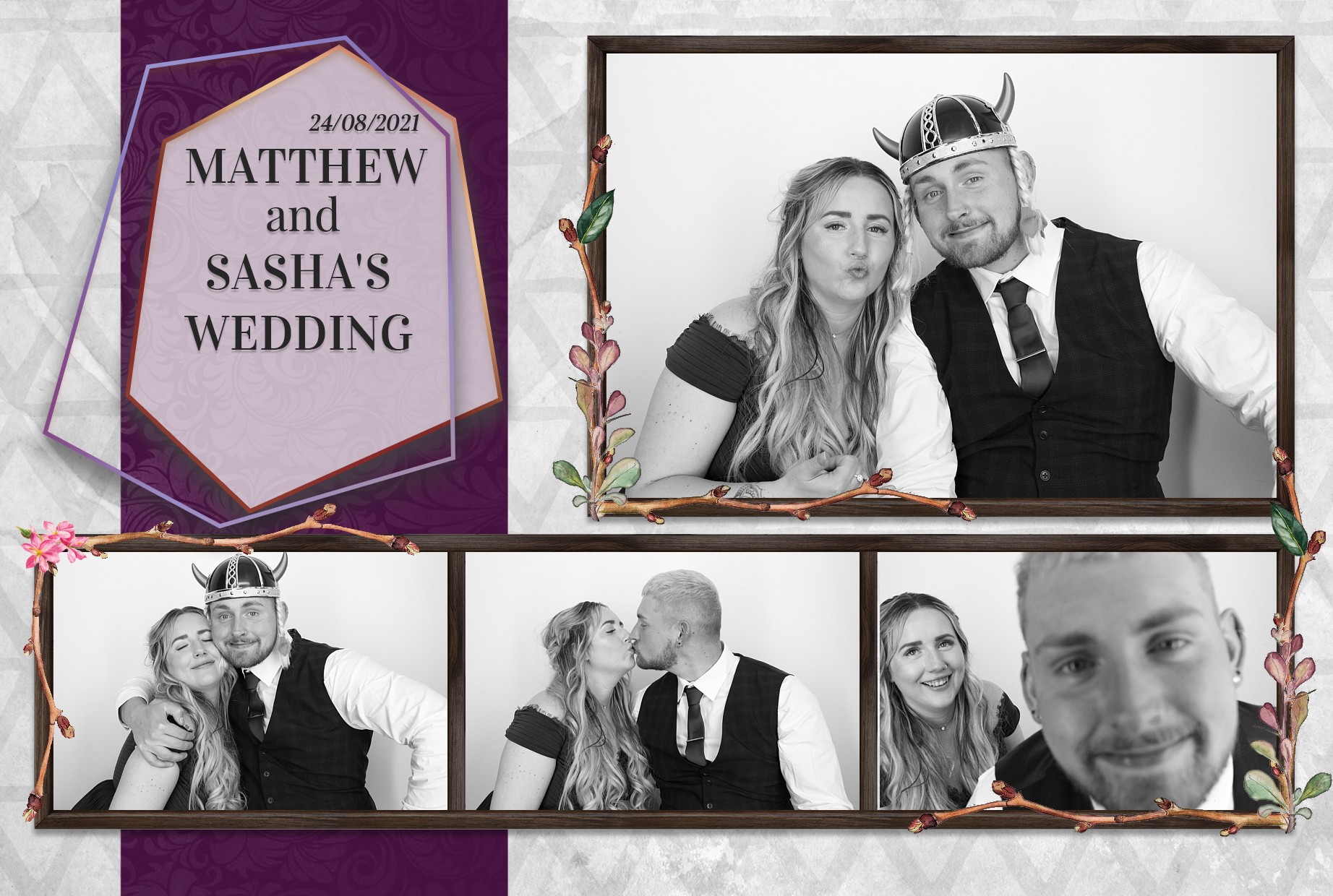 Matthew and Sasha's Wedding  | View more photos from the event at gallery.myphotoboothexperience.co.uk/u/MyPhotoBoothExperienceLtd/Matthew-and-Sashas-Wedding