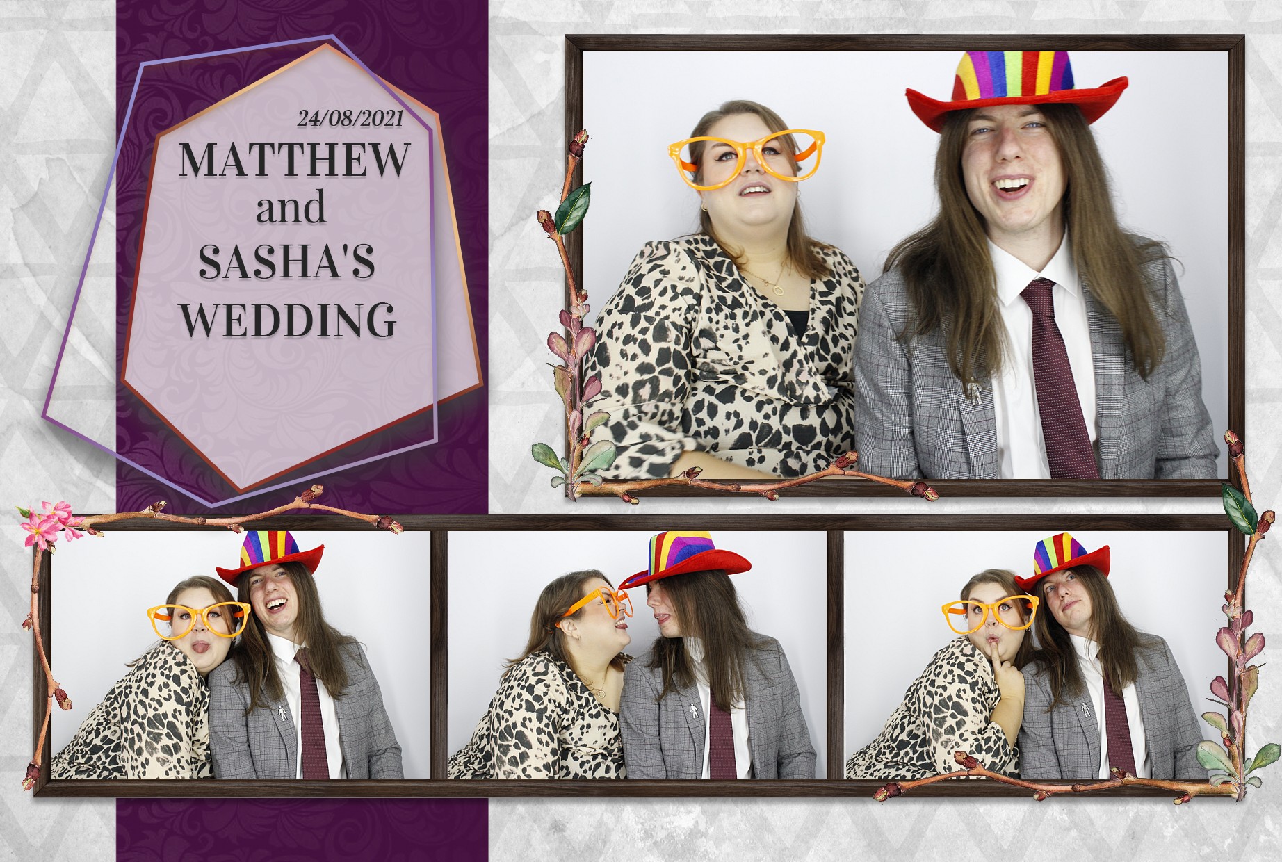 Matthew and Sasha's Wedding  | View more photos from the event at gallery.myphotoboothexperience.co.uk/u/MyPhotoBoothExperienceLtd/Matthew-and-Sashas-Wedding