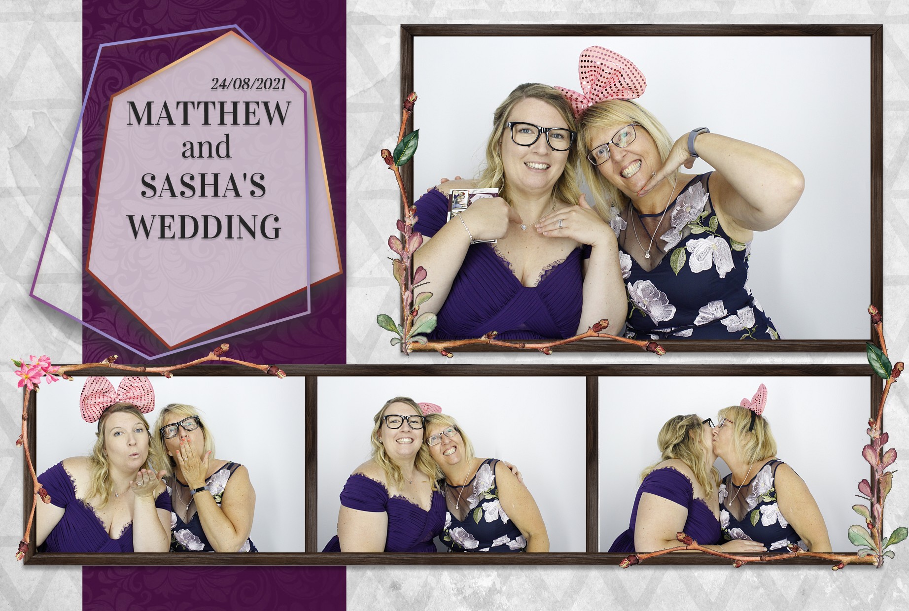 Matthew and Sasha's Wedding  | View more photos from the event at gallery.myphotoboothexperience.co.uk/u/MyPhotoBoothExperienceLtd/Matthew-and-Sashas-Wedding
