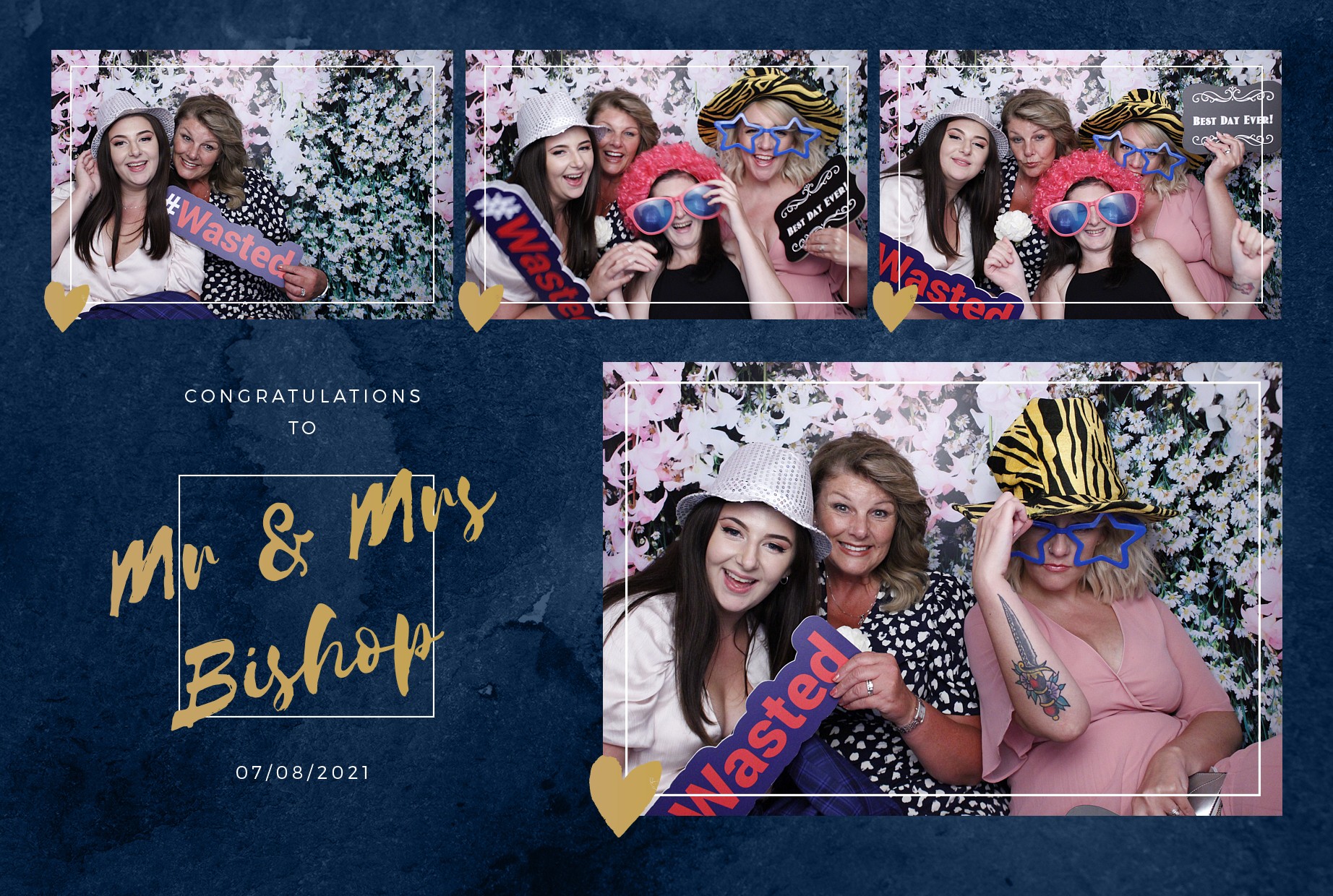 Mr & Mrs Bishop's Wedding | View more photos from the event at gallery.myphotoboothexperience.co.uk/u/MyPhotoBoothExperienceLtd/Mr-Mrs-Bishops-Wedding