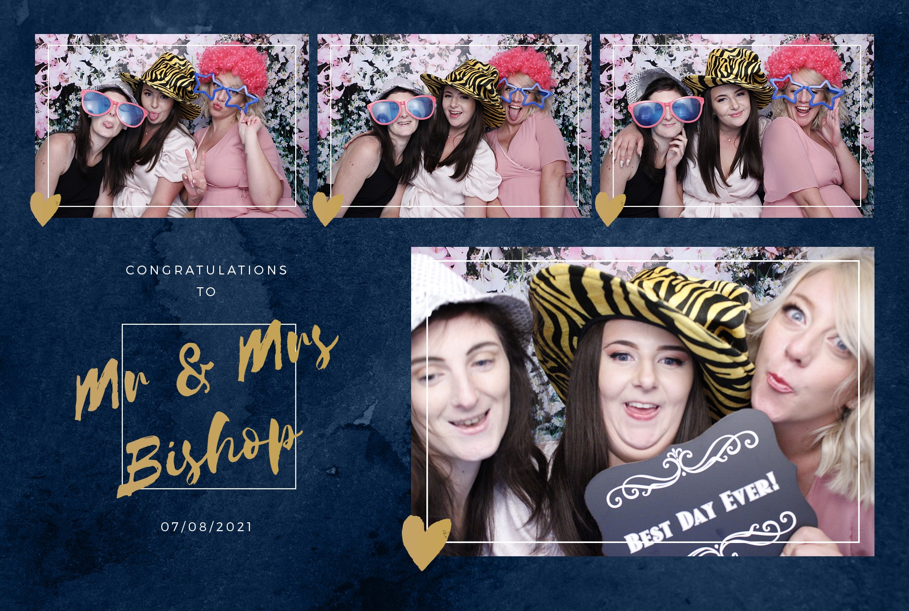 Mr & Mrs Bishop's Wedding | View more photos from the event at gallery.myphotoboothexperience.co.uk/u/MyPhotoBoothExperienceLtd/Mr-Mrs-Bishops-Wedding