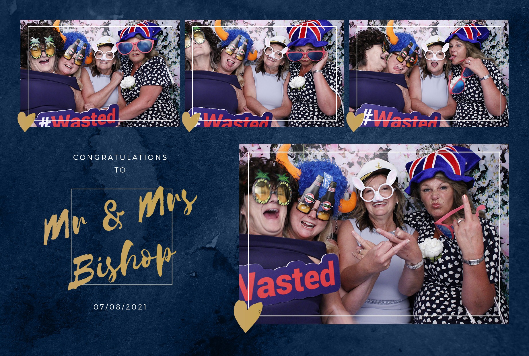 Mr & Mrs Bishop's Wedding | View more photos from the event at gallery.myphotoboothexperience.co.uk/u/MyPhotoBoothExperienceLtd/Mr-Mrs-Bishops-Wedding
