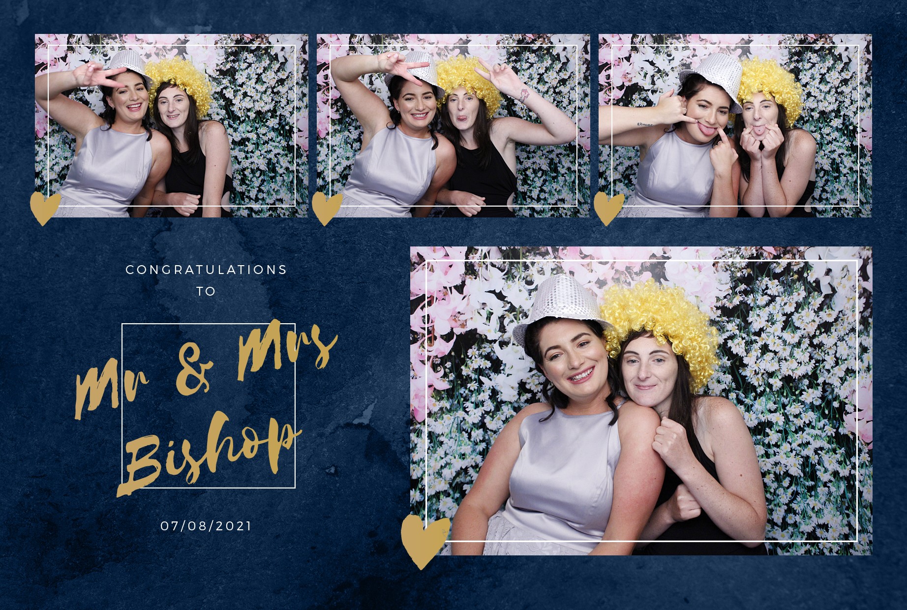 Mr & Mrs Bishop's Wedding | View more photos from the event at gallery.myphotoboothexperience.co.uk/u/MyPhotoBoothExperienceLtd/Mr-Mrs-Bishops-Wedding