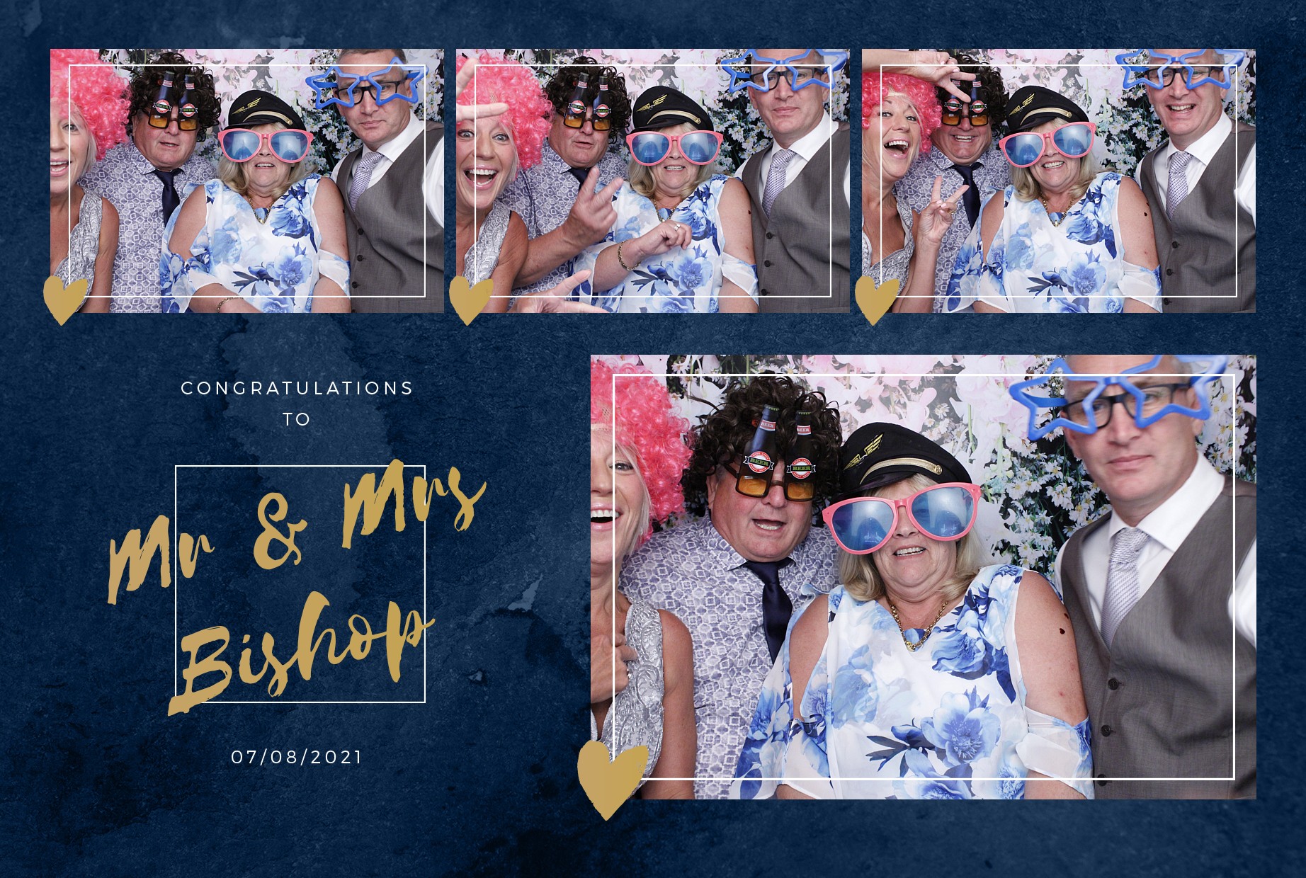 Mr & Mrs Bishop's Wedding | View more photos from the event at gallery.myphotoboothexperience.co.uk/u/MyPhotoBoothExperienceLtd/Mr-Mrs-Bishops-Wedding