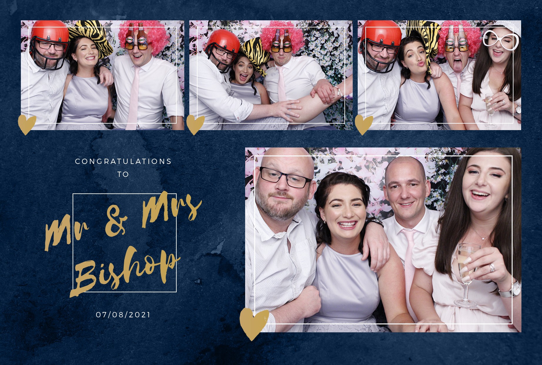 Mr & Mrs Bishop's Wedding | View more photos from the event at gallery.myphotoboothexperience.co.uk/u/MyPhotoBoothExperienceLtd/Mr-Mrs-Bishops-Wedding