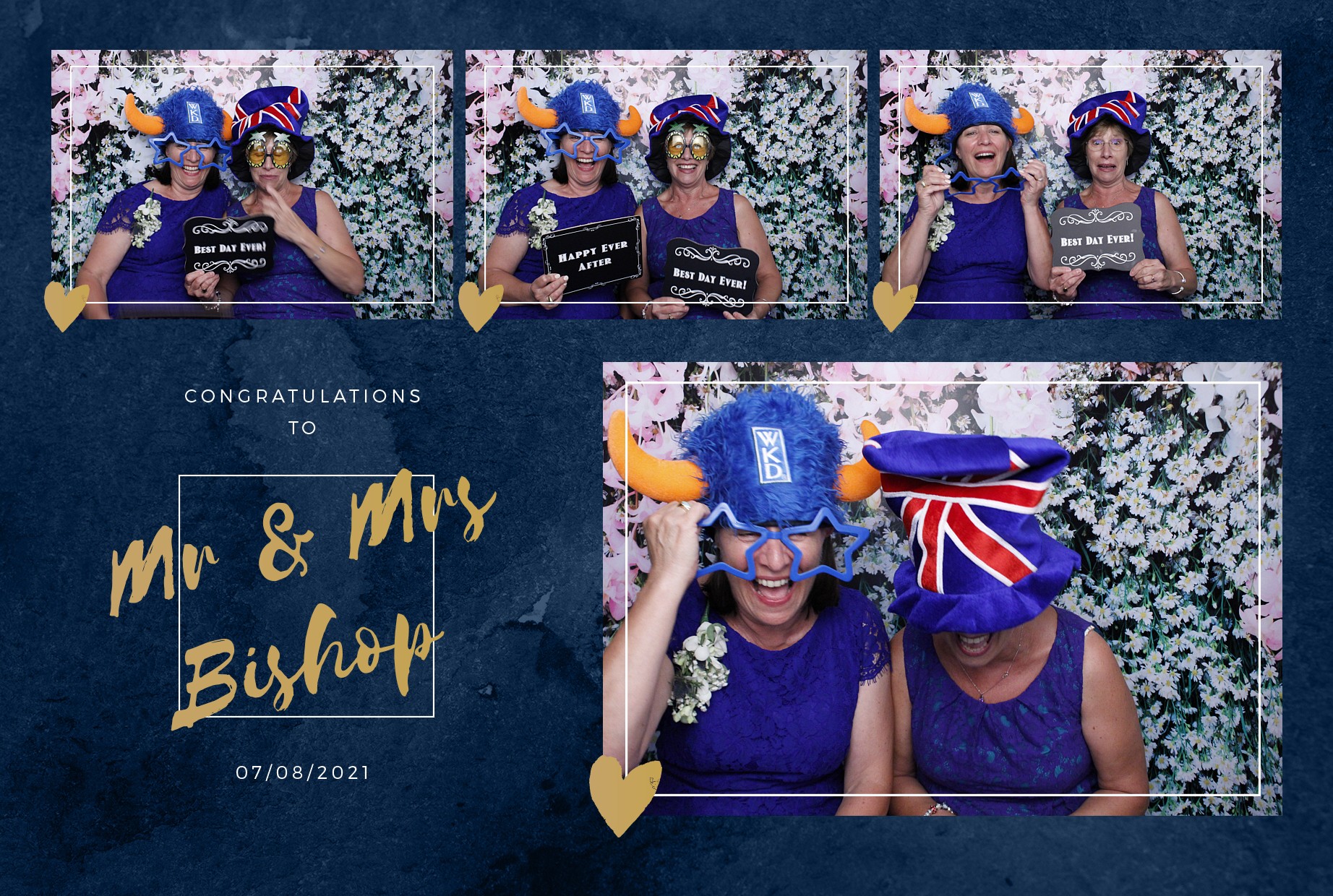 Mr & Mrs Bishop's Wedding | View more photos from the event at gallery.myphotoboothexperience.co.uk/u/MyPhotoBoothExperienceLtd/Mr-Mrs-Bishops-Wedding