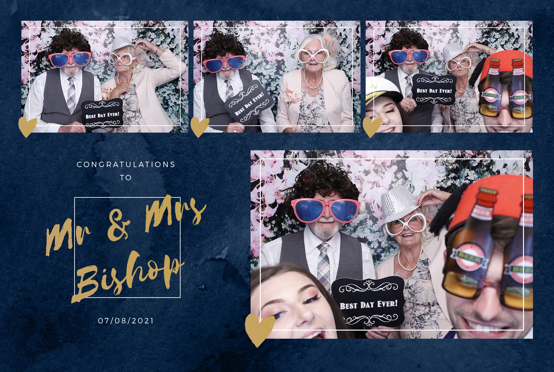 Mr & Mrs Bishop's Wedding | View more photos from the event at gallery.myphotoboothexperience.co.uk/u/MyPhotoBoothExperienceLtd/Mr-Mrs-Bishops-Wedding