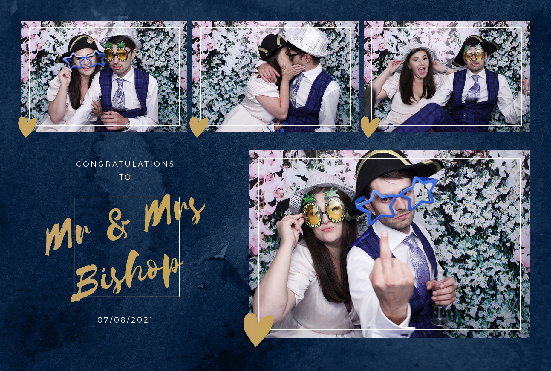 Mr & Mrs Bishop's Wedding | View more photos from the event at gallery.myphotoboothexperience.co.uk/u/MyPhotoBoothExperienceLtd/Mr-Mrs-Bishops-Wedding
