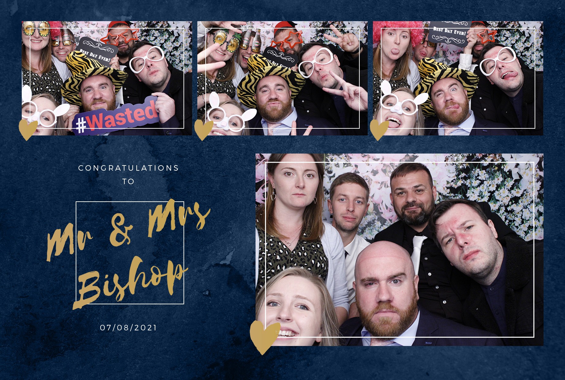 Mr & Mrs Bishop's Wedding | View more photos from the event at gallery.myphotoboothexperience.co.uk/u/MyPhotoBoothExperienceLtd/Mr-Mrs-Bishops-Wedding