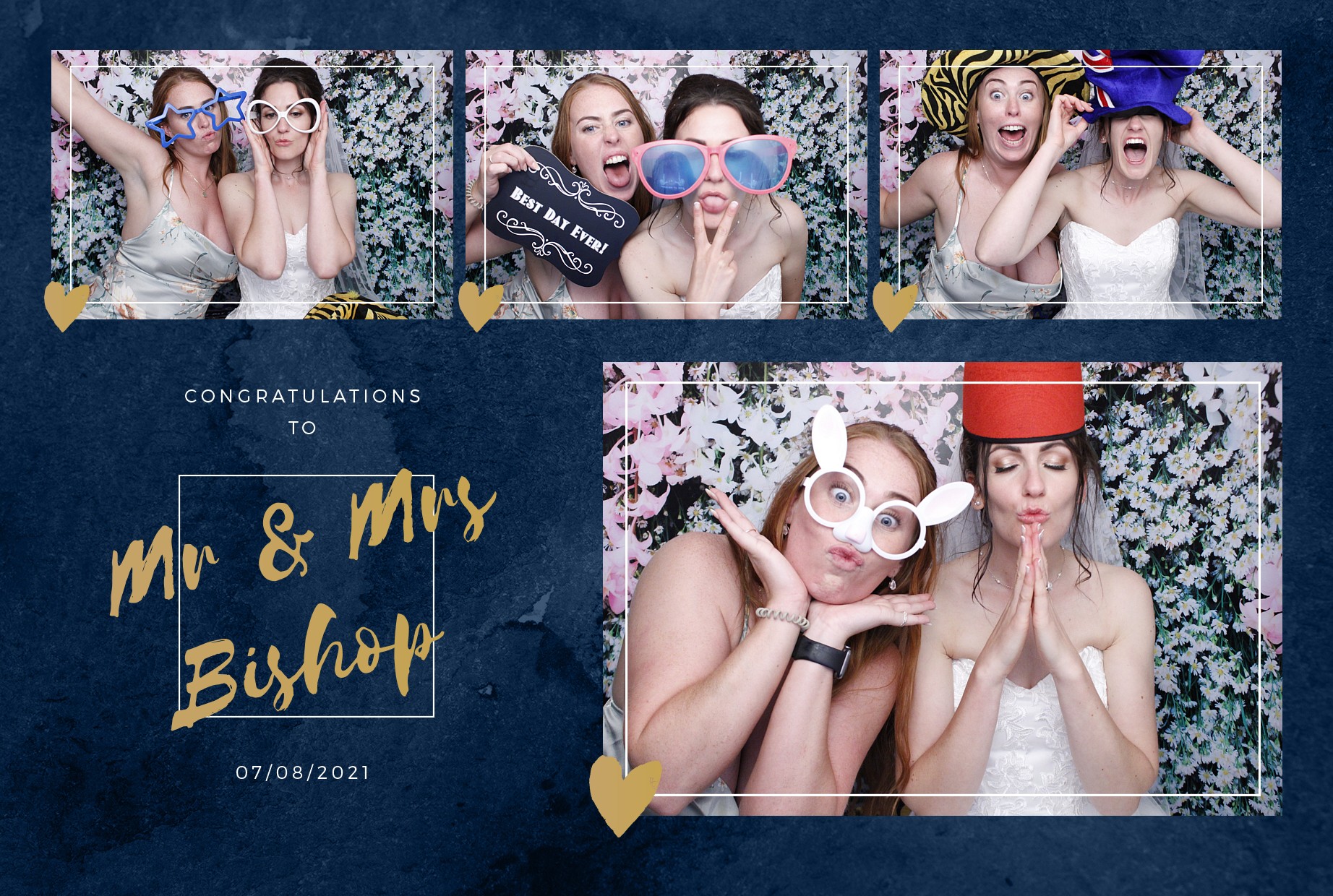 Mr & Mrs Bishop's Wedding | View more photos from the event at gallery.myphotoboothexperience.co.uk/u/MyPhotoBoothExperienceLtd/Mr-Mrs-Bishops-Wedding