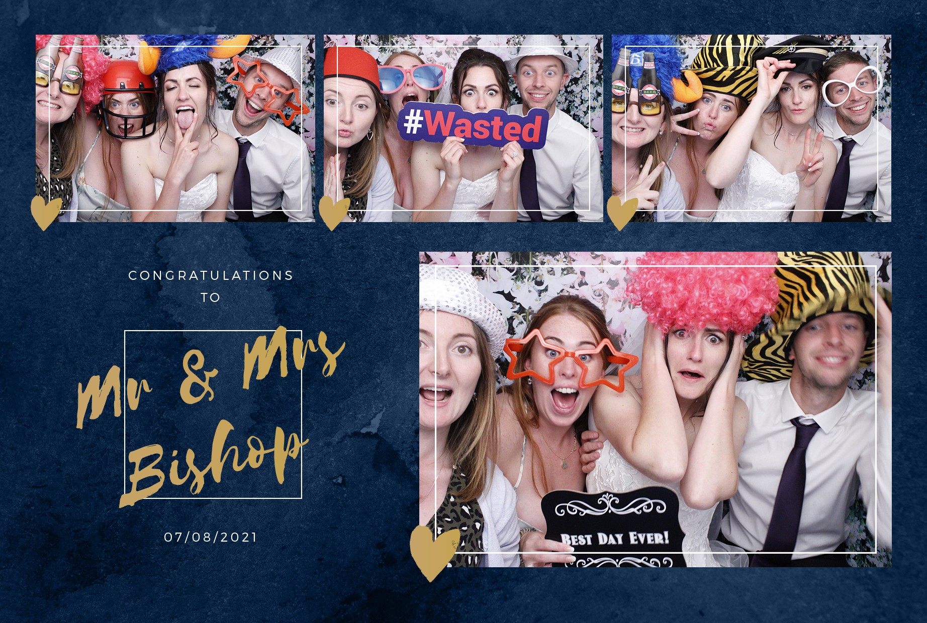 Mr & Mrs Bishop's Wedding | View more photos from the event at gallery.myphotoboothexperience.co.uk/u/MyPhotoBoothExperienceLtd/Mr-Mrs-Bishops-Wedding