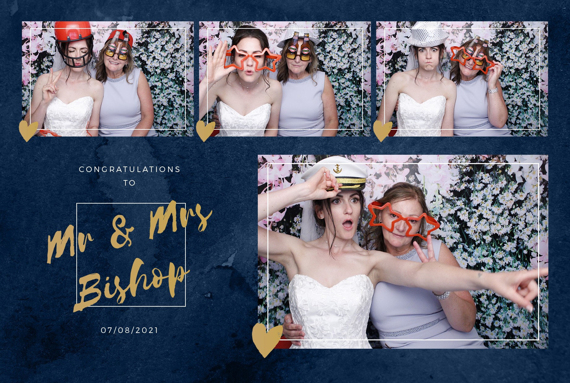 Mr & Mrs Bishop's Wedding | View more photos from the event at gallery.myphotoboothexperience.co.uk/u/MyPhotoBoothExperienceLtd/Mr-Mrs-Bishops-Wedding