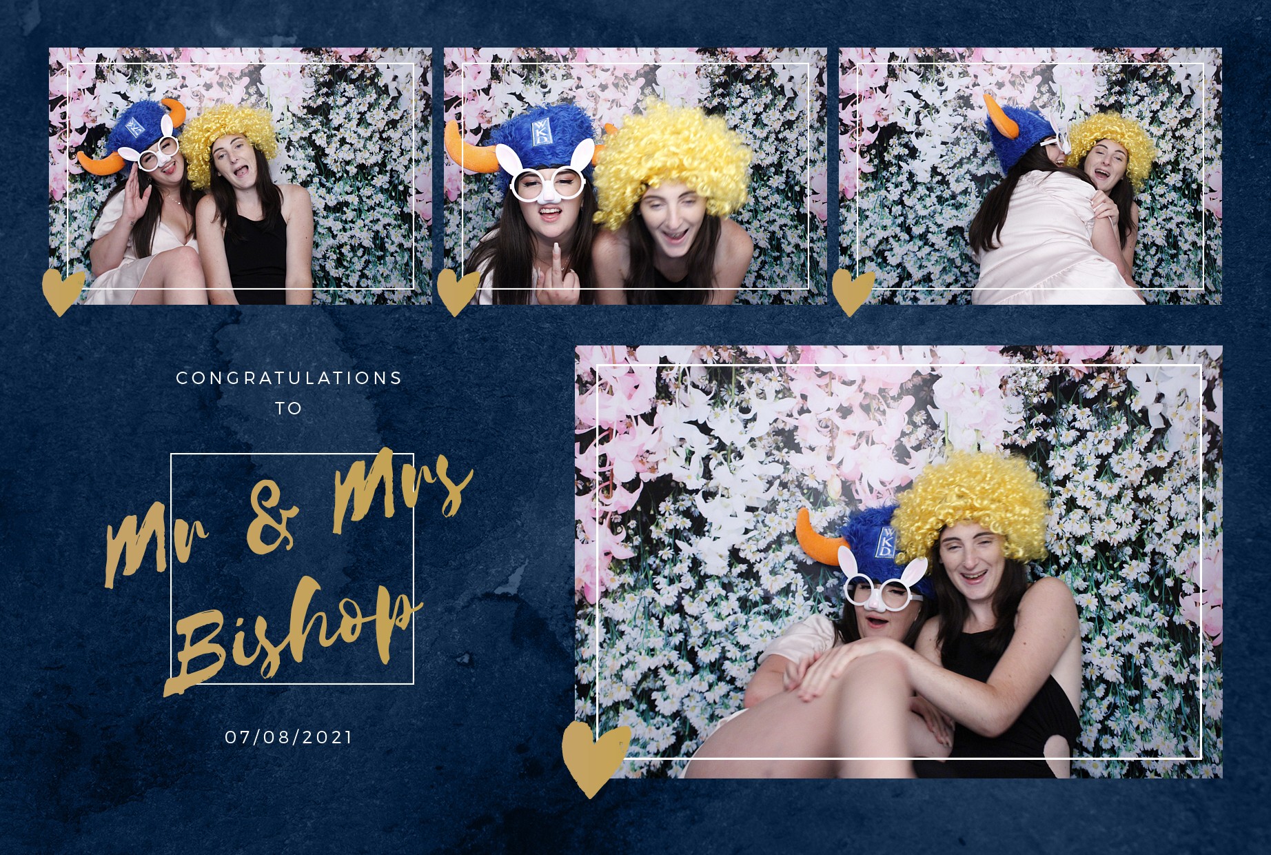 Mr & Mrs Bishop's Wedding | View more photos from the event at gallery.myphotoboothexperience.co.uk/u/MyPhotoBoothExperienceLtd/Mr-Mrs-Bishops-Wedding