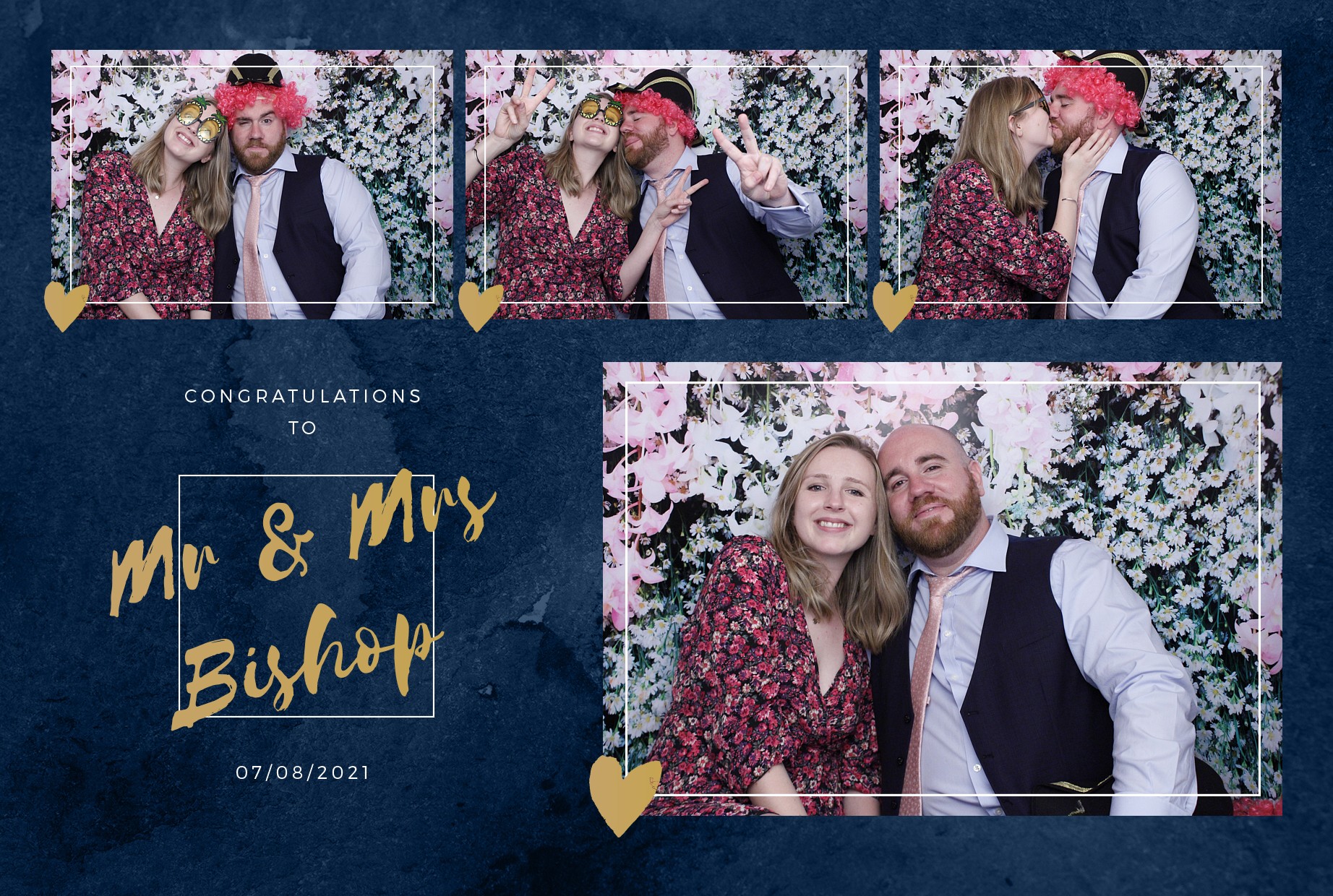 Mr & Mrs Bishop's Wedding | View more photos from the event at gallery.myphotoboothexperience.co.uk/u/MyPhotoBoothExperienceLtd/Mr-Mrs-Bishops-Wedding