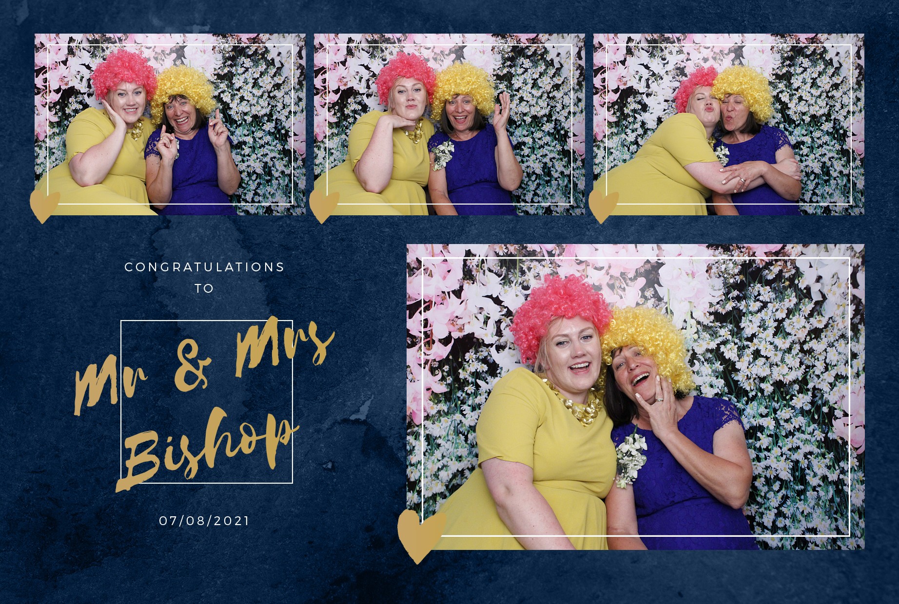 Mr & Mrs Bishop's Wedding | View more photos from the event at gallery.myphotoboothexperience.co.uk/u/MyPhotoBoothExperienceLtd/Mr-Mrs-Bishops-Wedding