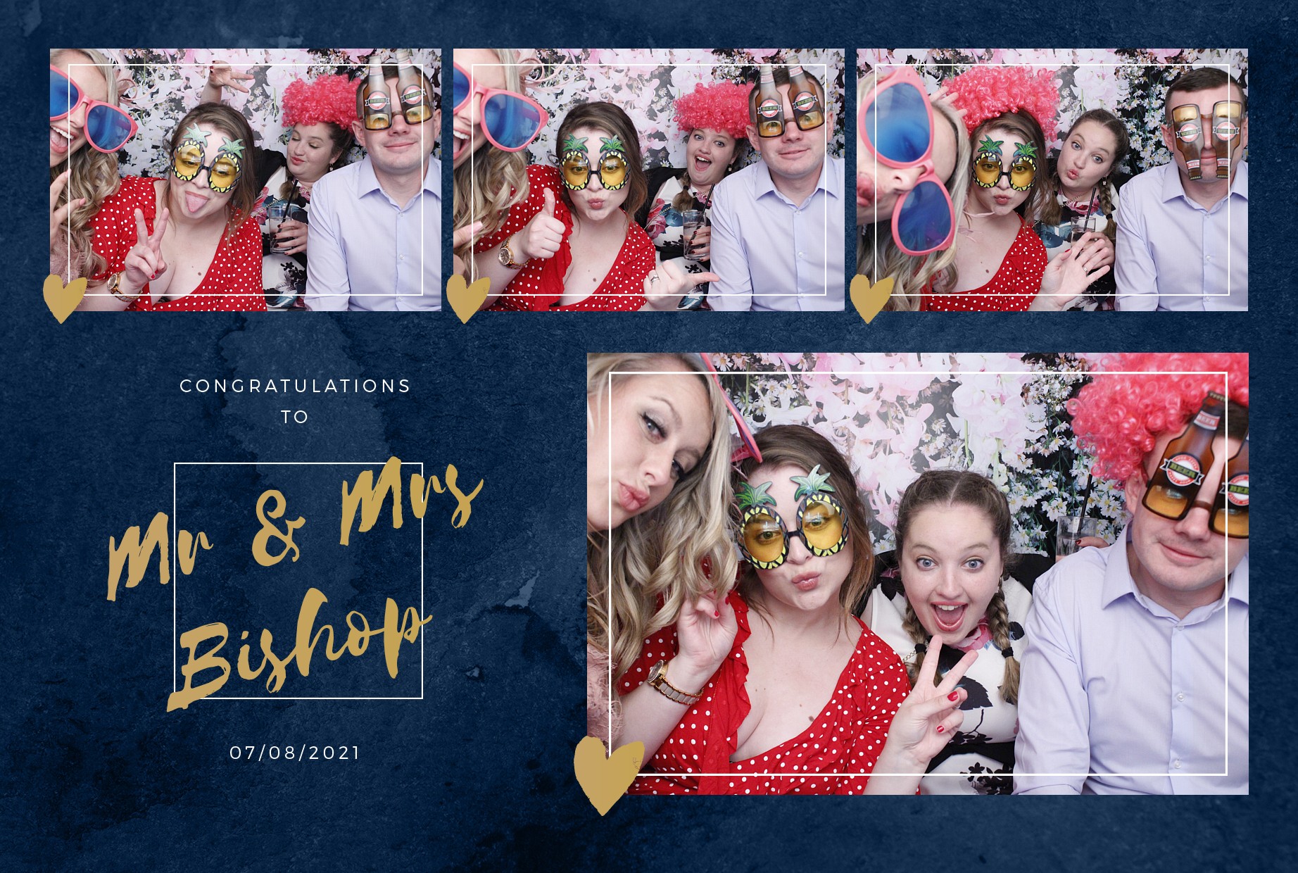 Mr & Mrs Bishop's Wedding | View more photos from the event at gallery.myphotoboothexperience.co.uk/u/MyPhotoBoothExperienceLtd/Mr-Mrs-Bishops-Wedding