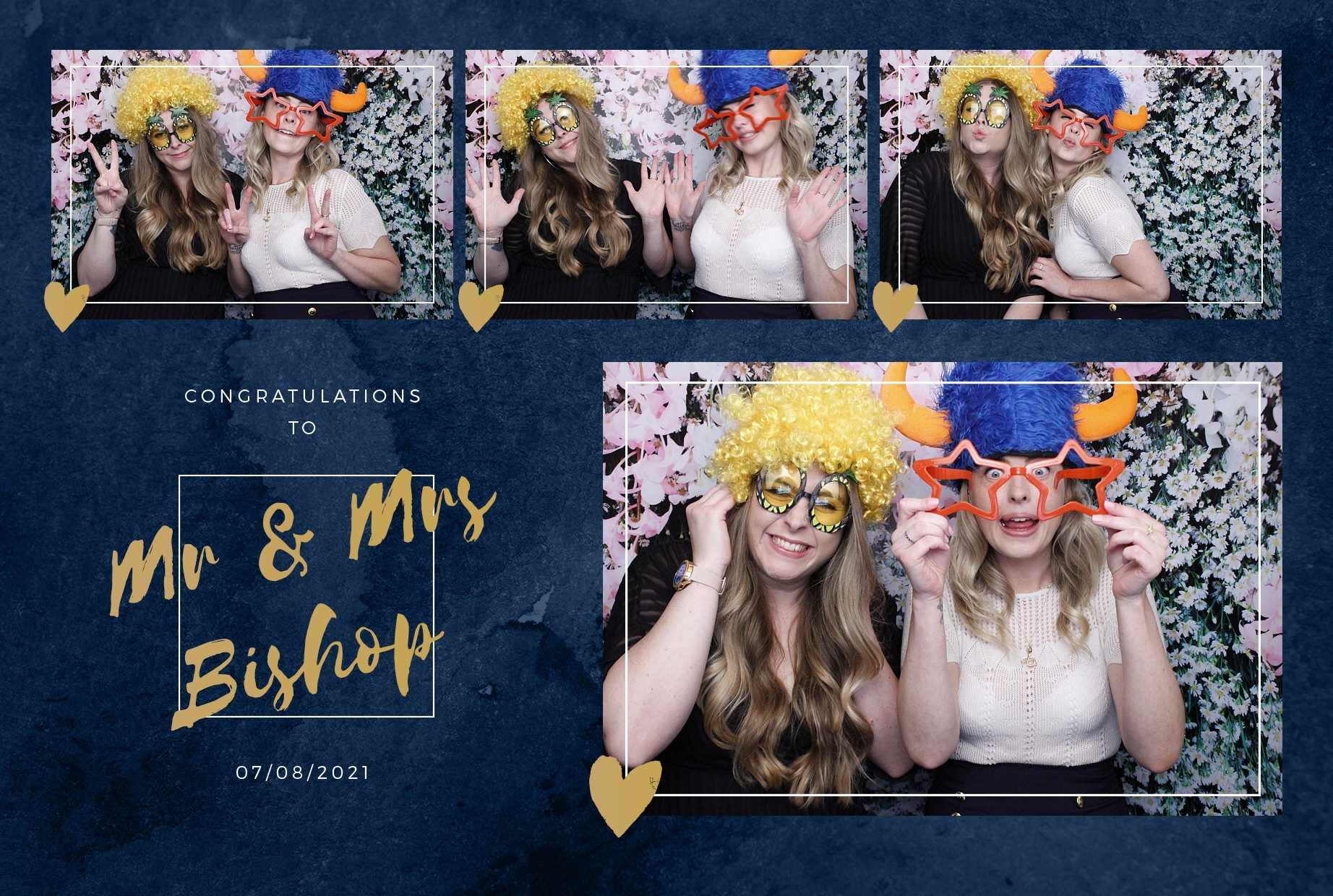 Mr & Mrs Bishop's Wedding | View more photos from the event at gallery.myphotoboothexperience.co.uk/u/MyPhotoBoothExperienceLtd/Mr-Mrs-Bishops-Wedding
