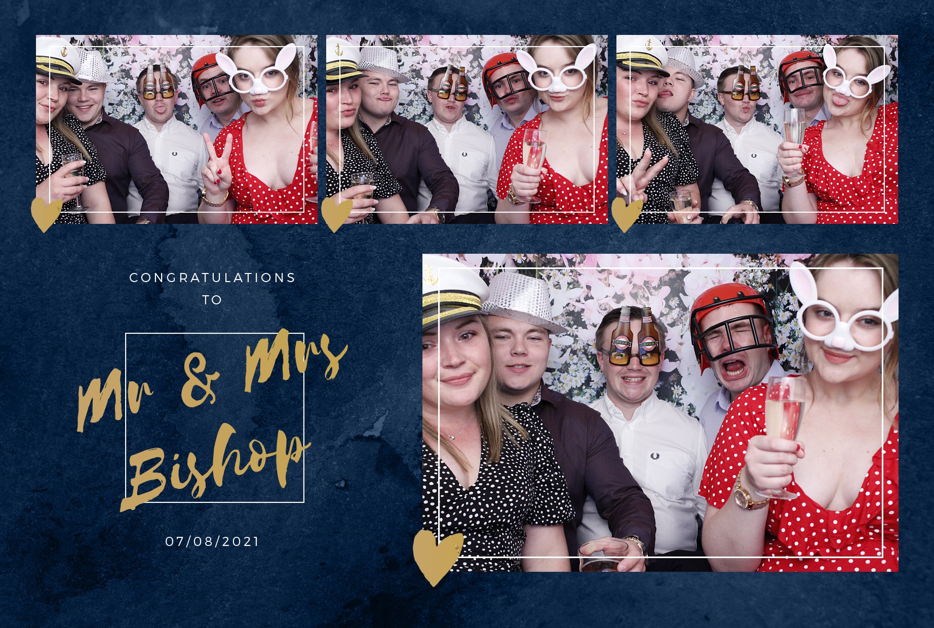 Mr & Mrs Bishop's Wedding | View more photos from the event at gallery.myphotoboothexperience.co.uk/u/MyPhotoBoothExperienceLtd/Mr-Mrs-Bishops-Wedding