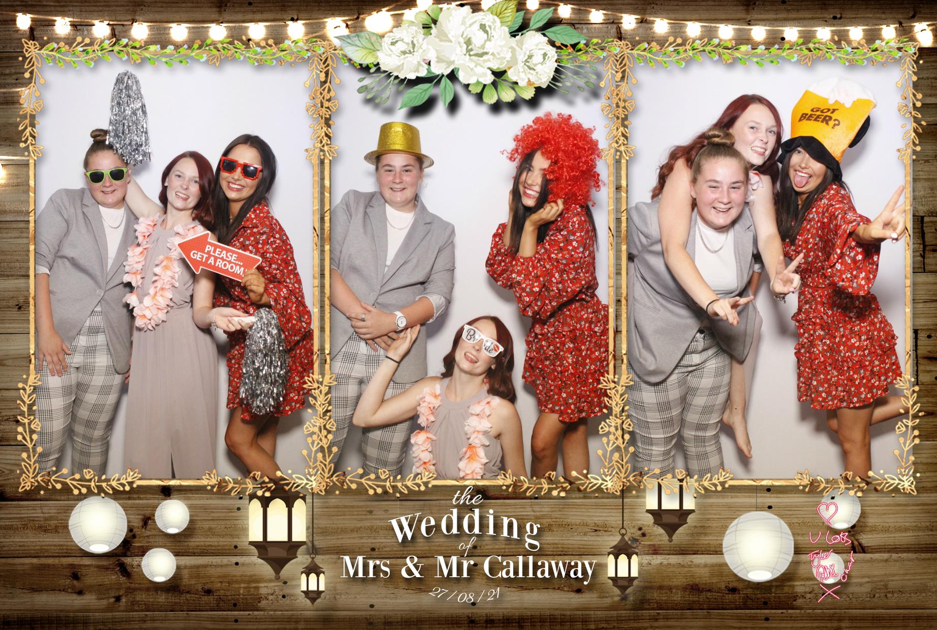 Mr & Mrs Callaway Wedding | View more photos from the event at gallery.myphotoboothexperience.co.uk/u/MyPhotoBoothExperienceLtd/Mr-Mrs-Callaway-Wedding