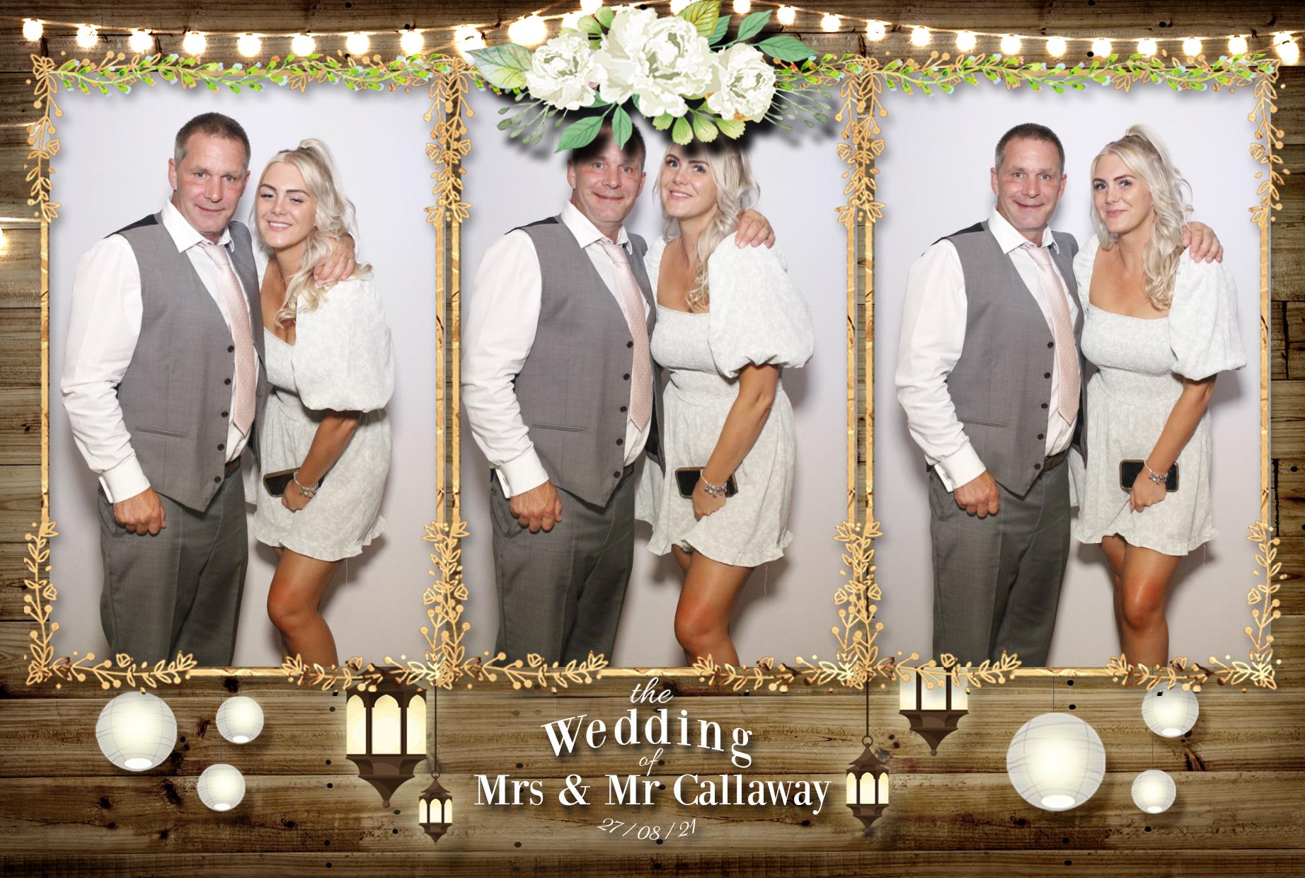 Mr & Mrs Callaway Wedding | View more photos from the event at gallery.myphotoboothexperience.co.uk/u/MyPhotoBoothExperienceLtd/Mr-Mrs-Callaway-Wedding
