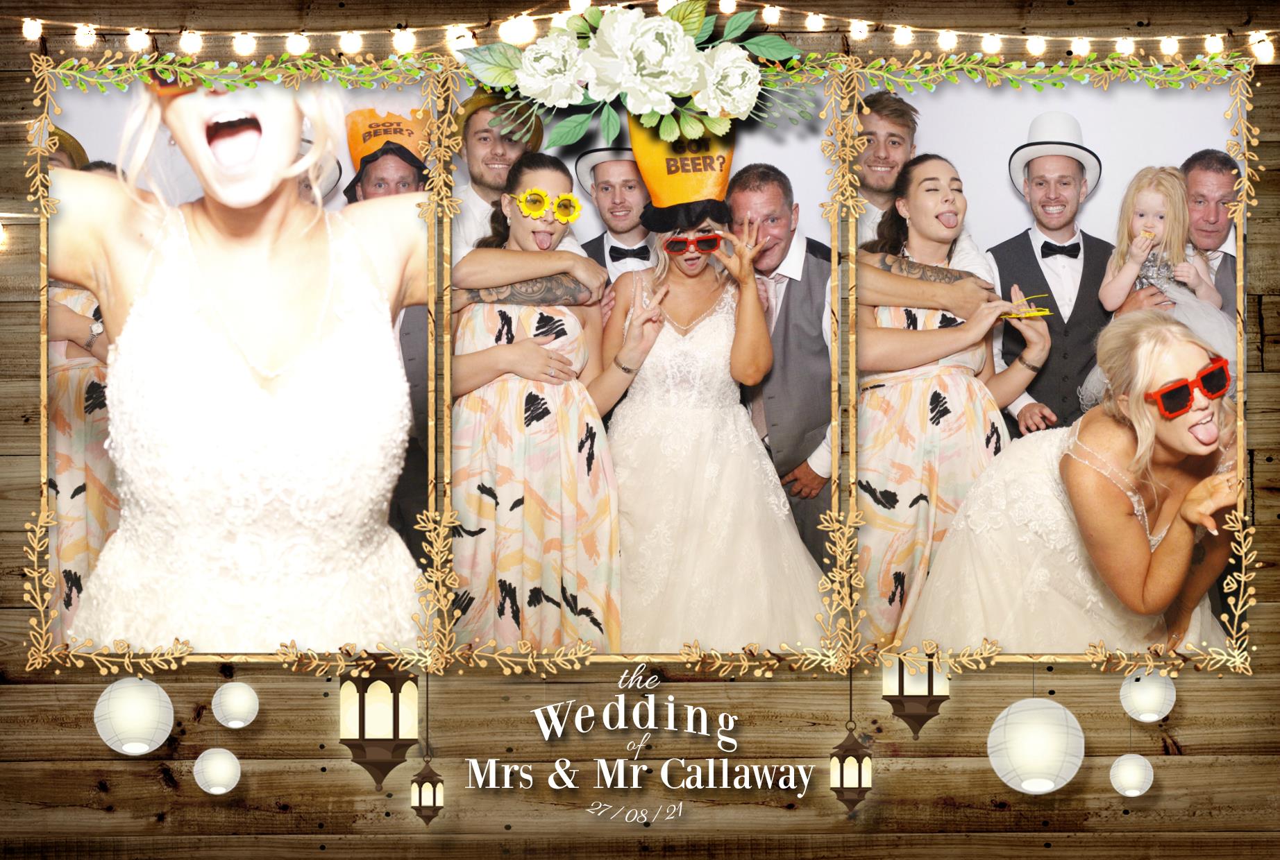 Mr & Mrs Callaway Wedding | View more photos from the event at gallery.myphotoboothexperience.co.uk/u/MyPhotoBoothExperienceLtd/Mr-Mrs-Callaway-Wedding